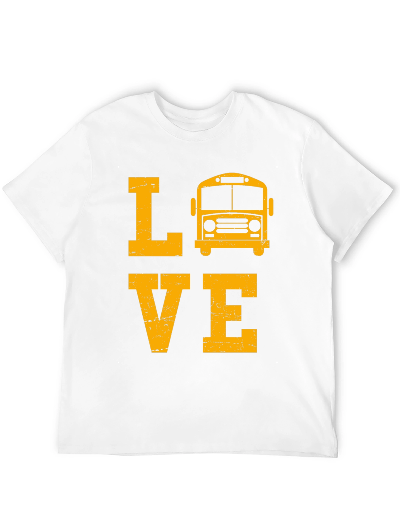 Love School Bus Black T-Shirt
