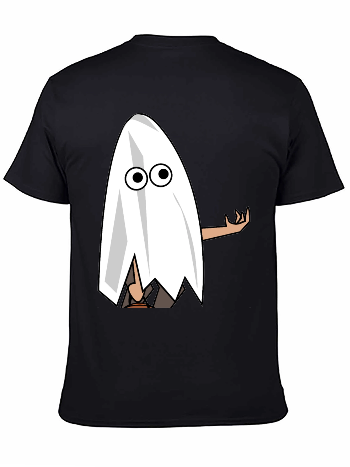 Spooky Ghost Graphic T-Shirt