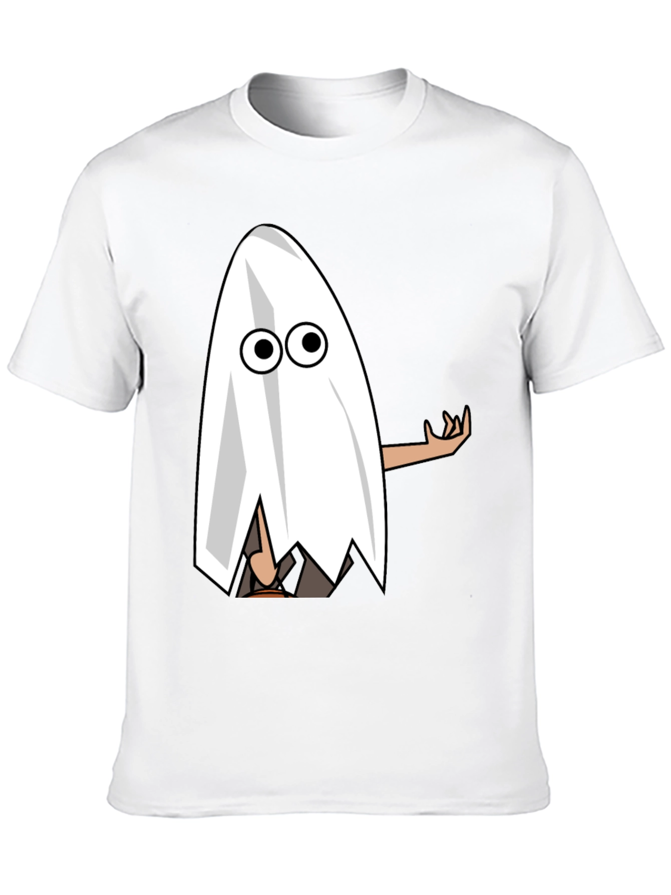 Spooky Ghost Graphic T-Shirt