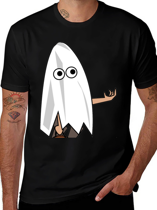 Spooky Ghost Graphic T-Shirt