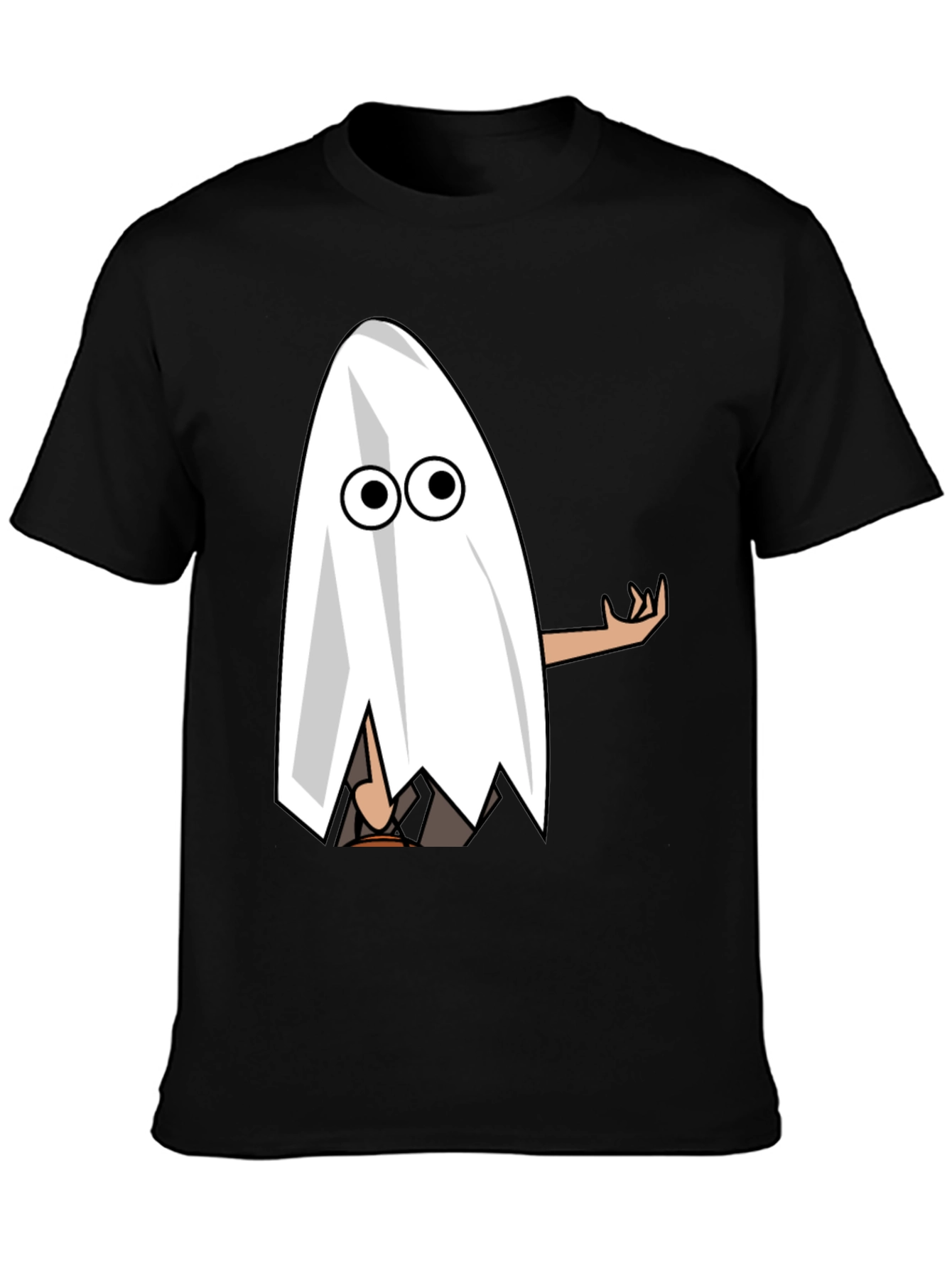 Spooky Ghost Graphic T-Shirt