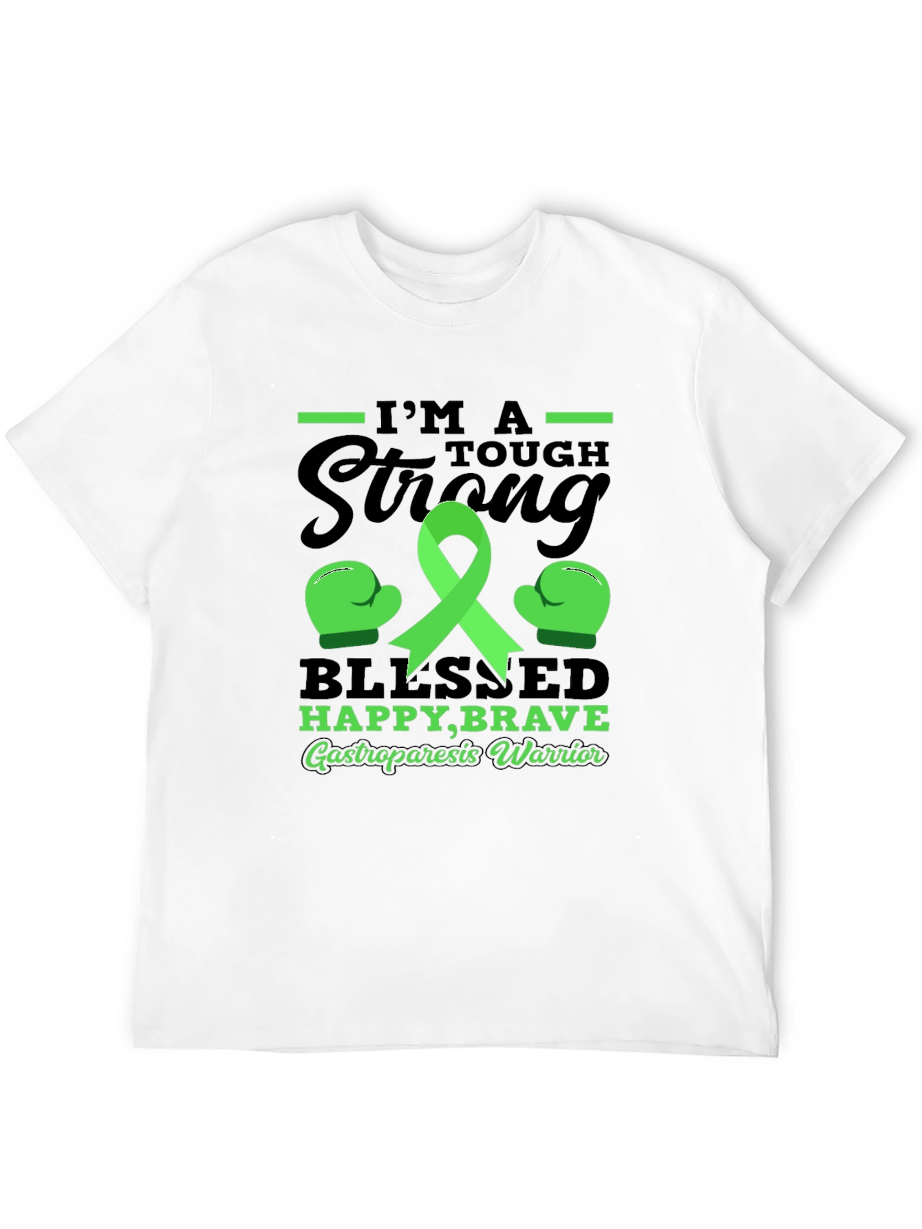 Strong Gastroparesis Warrior Awareness T-Shirt