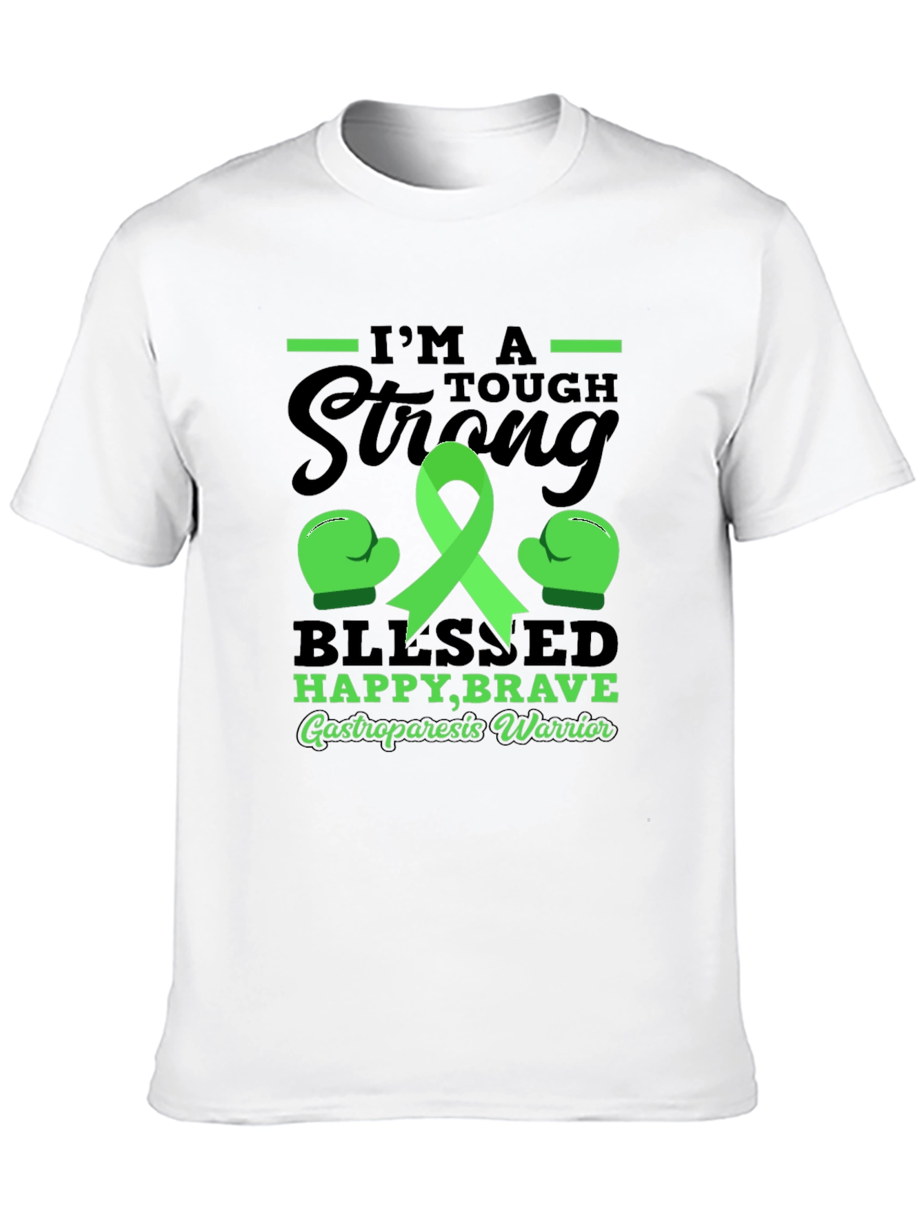 Strong Gastroparesis Warrior Awareness T-Shirt