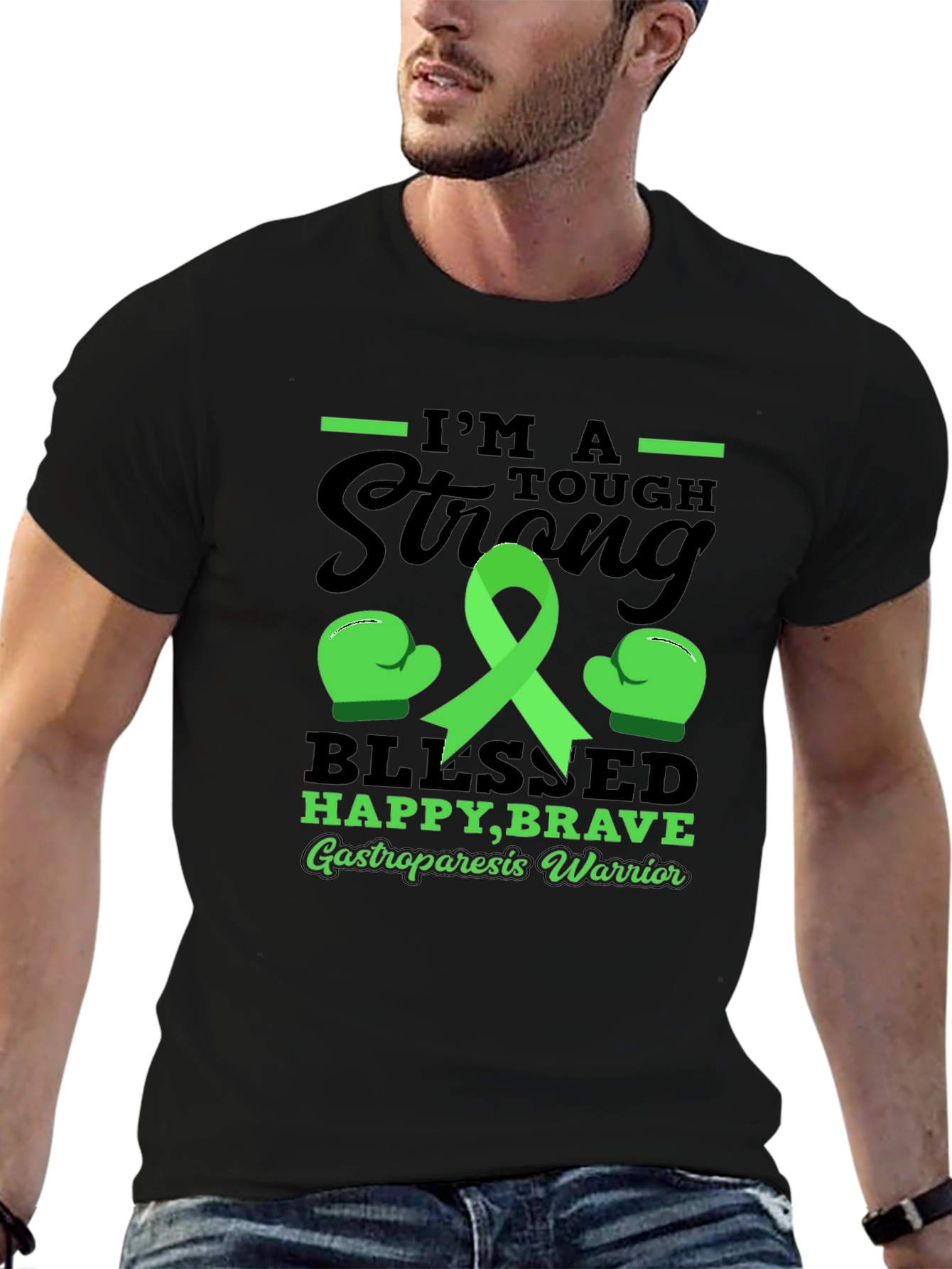 Strong Gastroparesis Warrior Awareness T-Shirt