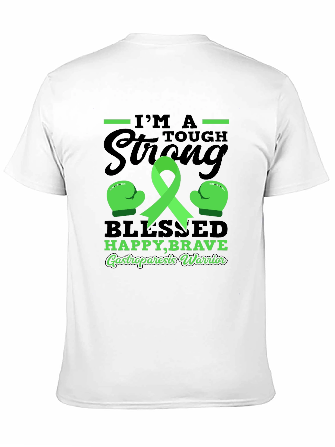 Strong Gastroparesis Warrior Awareness T-Shirt