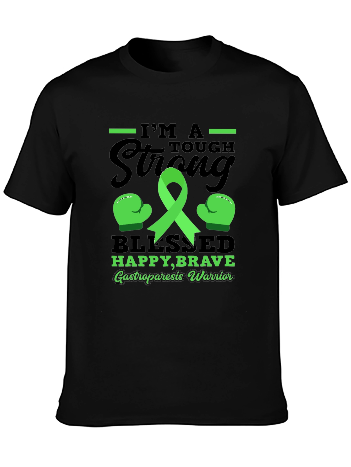 Strong Gastroparesis Warrior Awareness T-Shirt