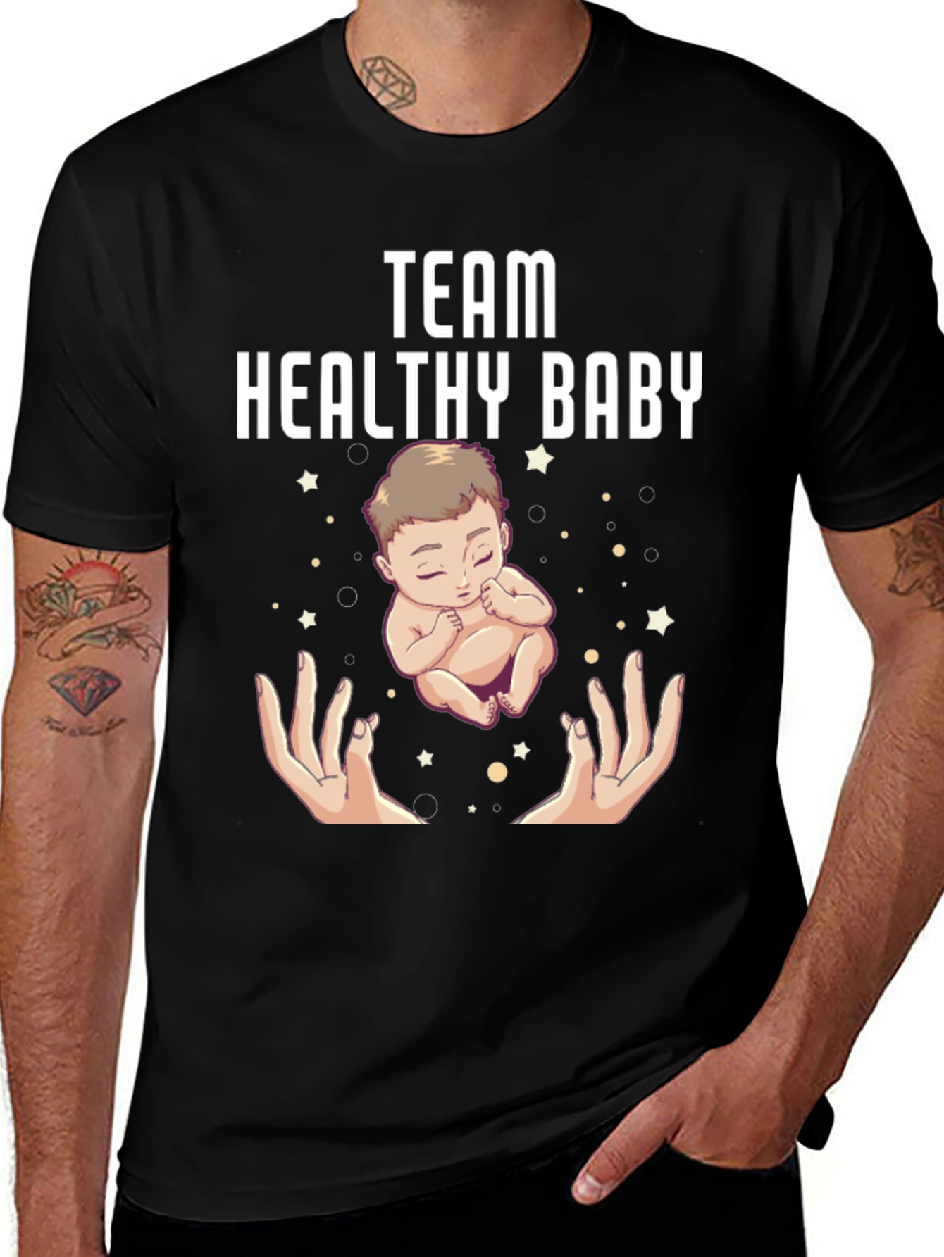 Team Healthy Baby Graphic Tee - Expecting Parents