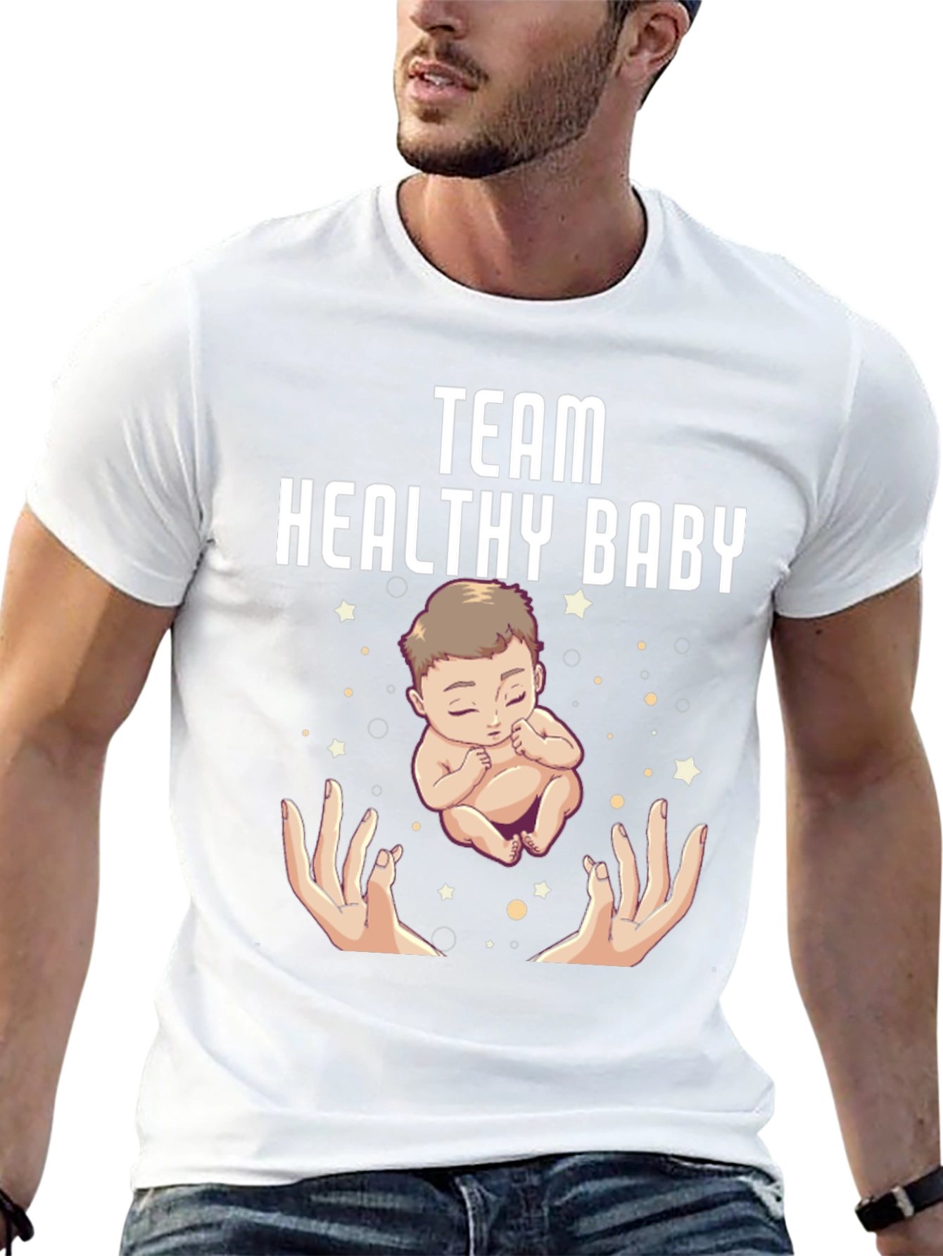 Team Healthy Baby Graphic Tee - Expecting Parents