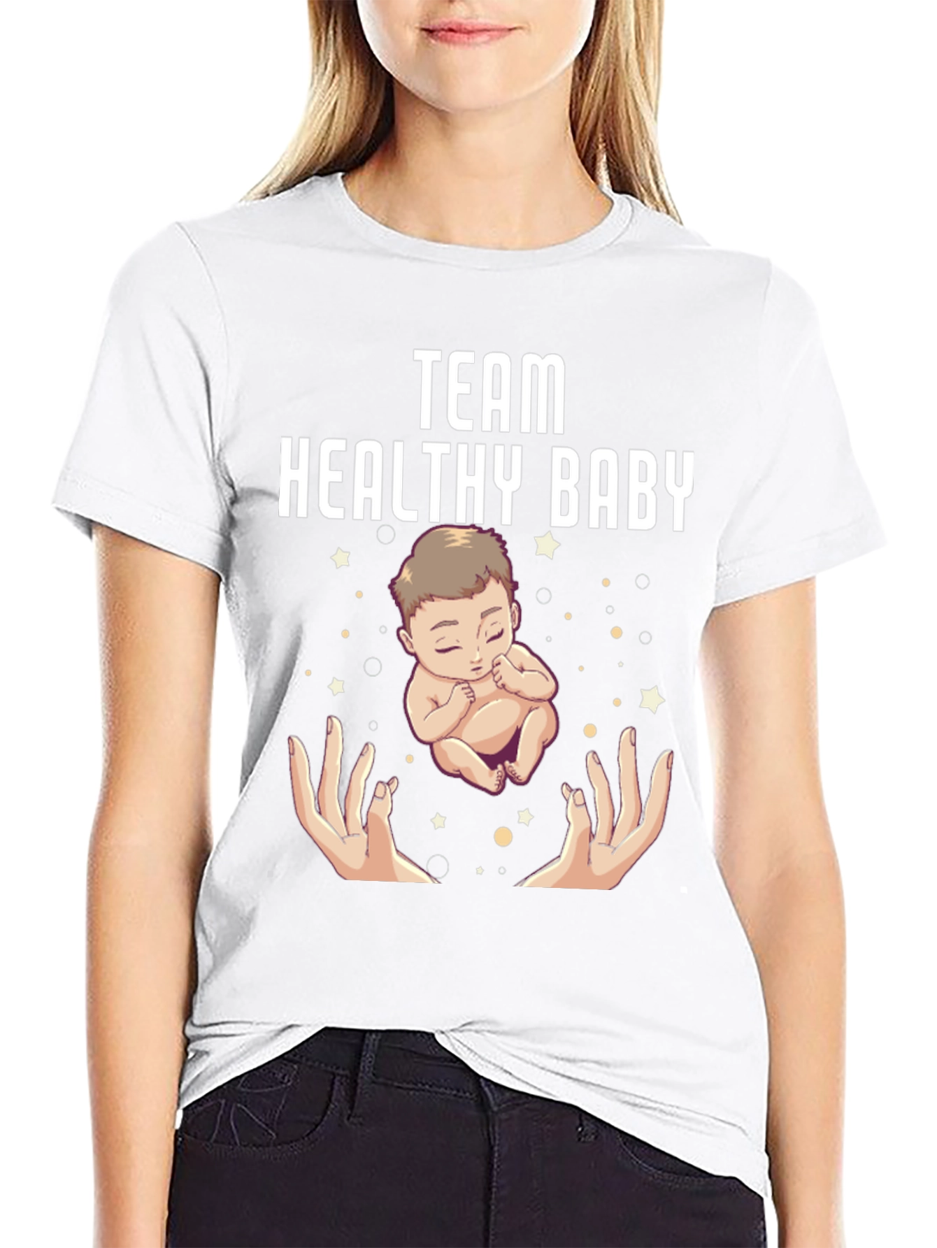 Team Healthy Baby Graphic Tee - Expecting Parents