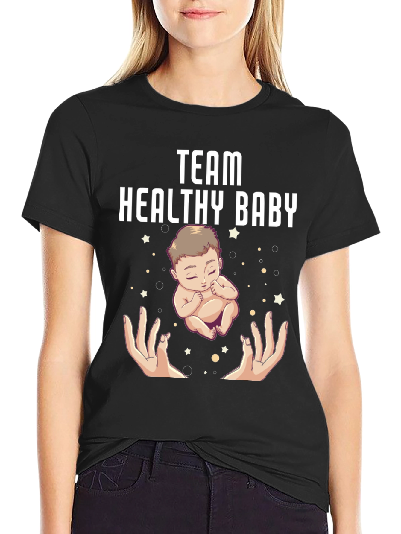 Team Healthy Baby Graphic Tee - Expecting Parents