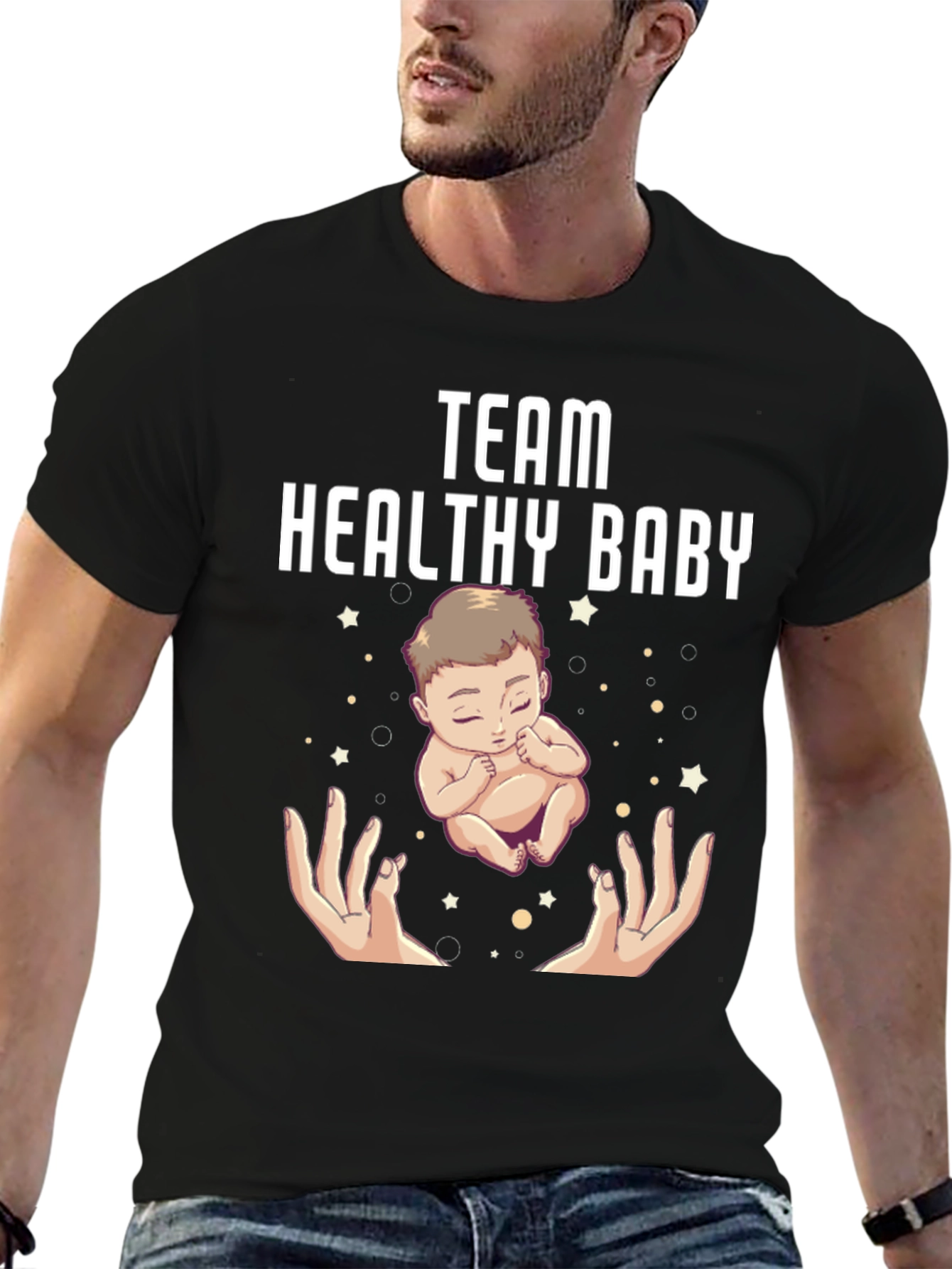 Team Healthy Baby Graphic Tee - Expecting Parents