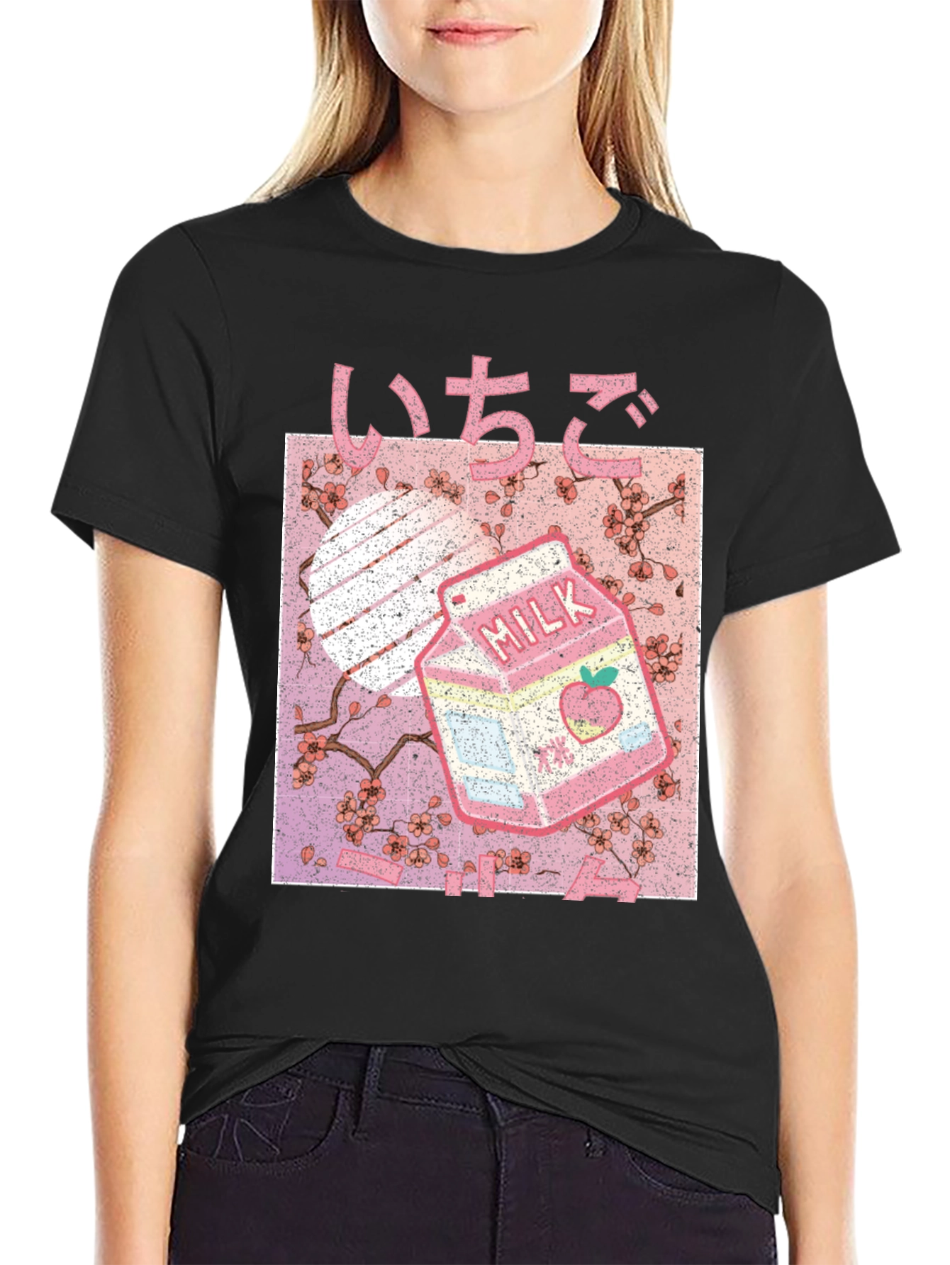 Strawberry Milk Aesthetic Graphic Tee
