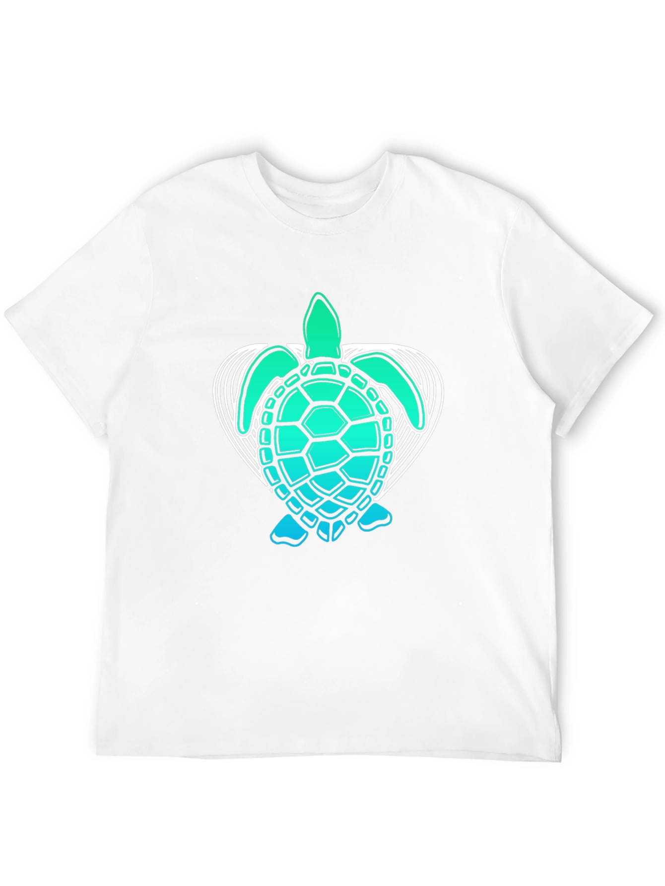 Sea Turtle Graphic Tee - Black Cotton Comfort