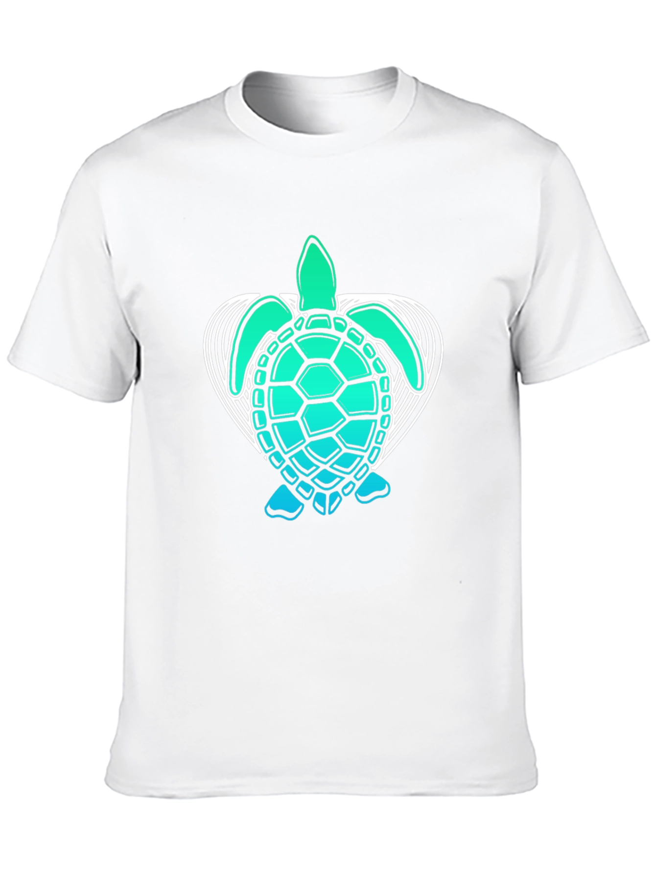 Sea Turtle Graphic Tee - Black Cotton Comfort