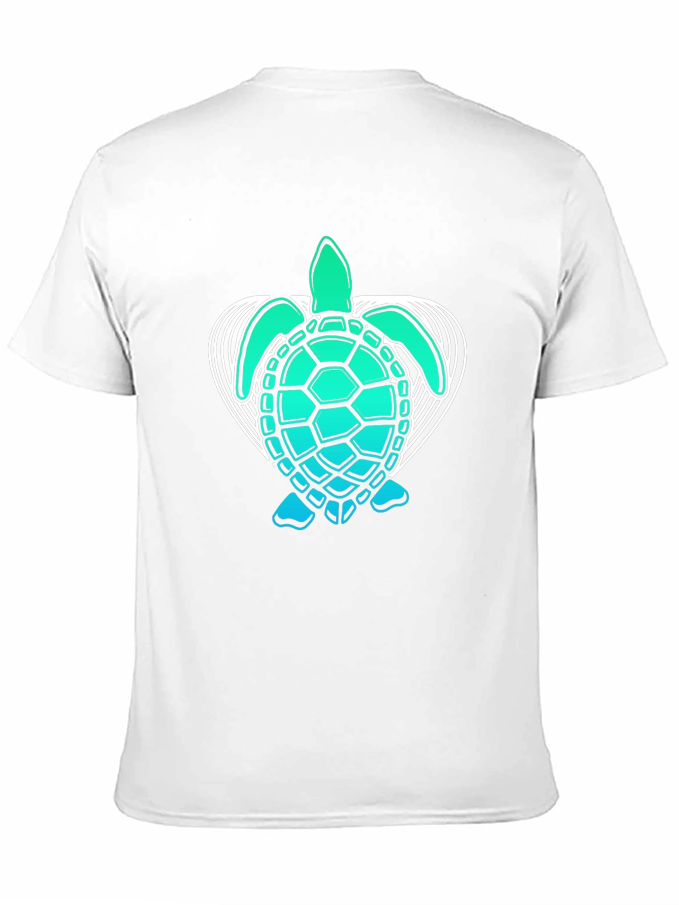 Sea Turtle Graphic Tee - Black Cotton Comfort