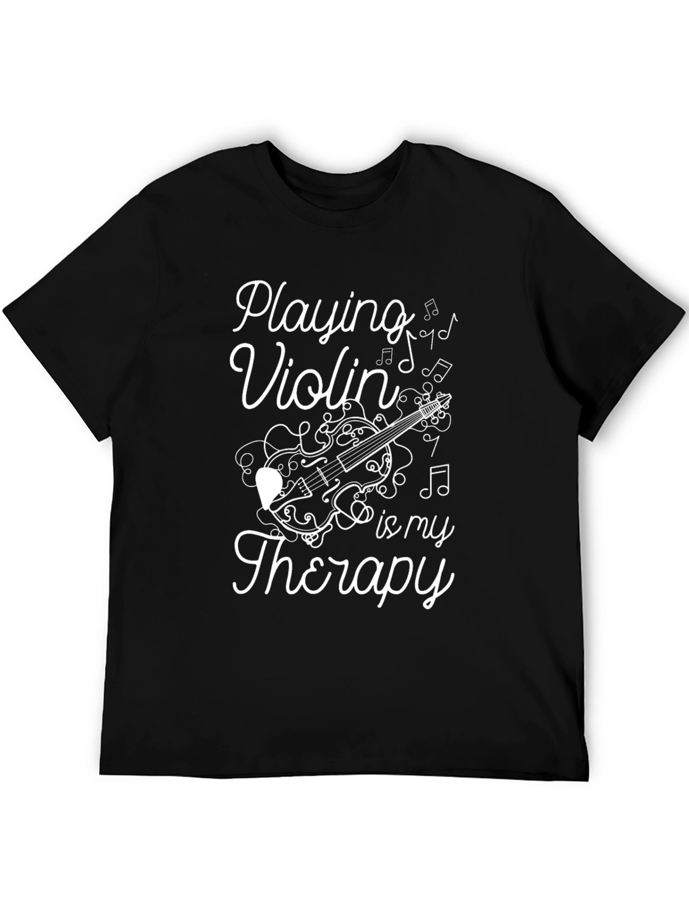Playing Violin is My Therapy Graphic Tee