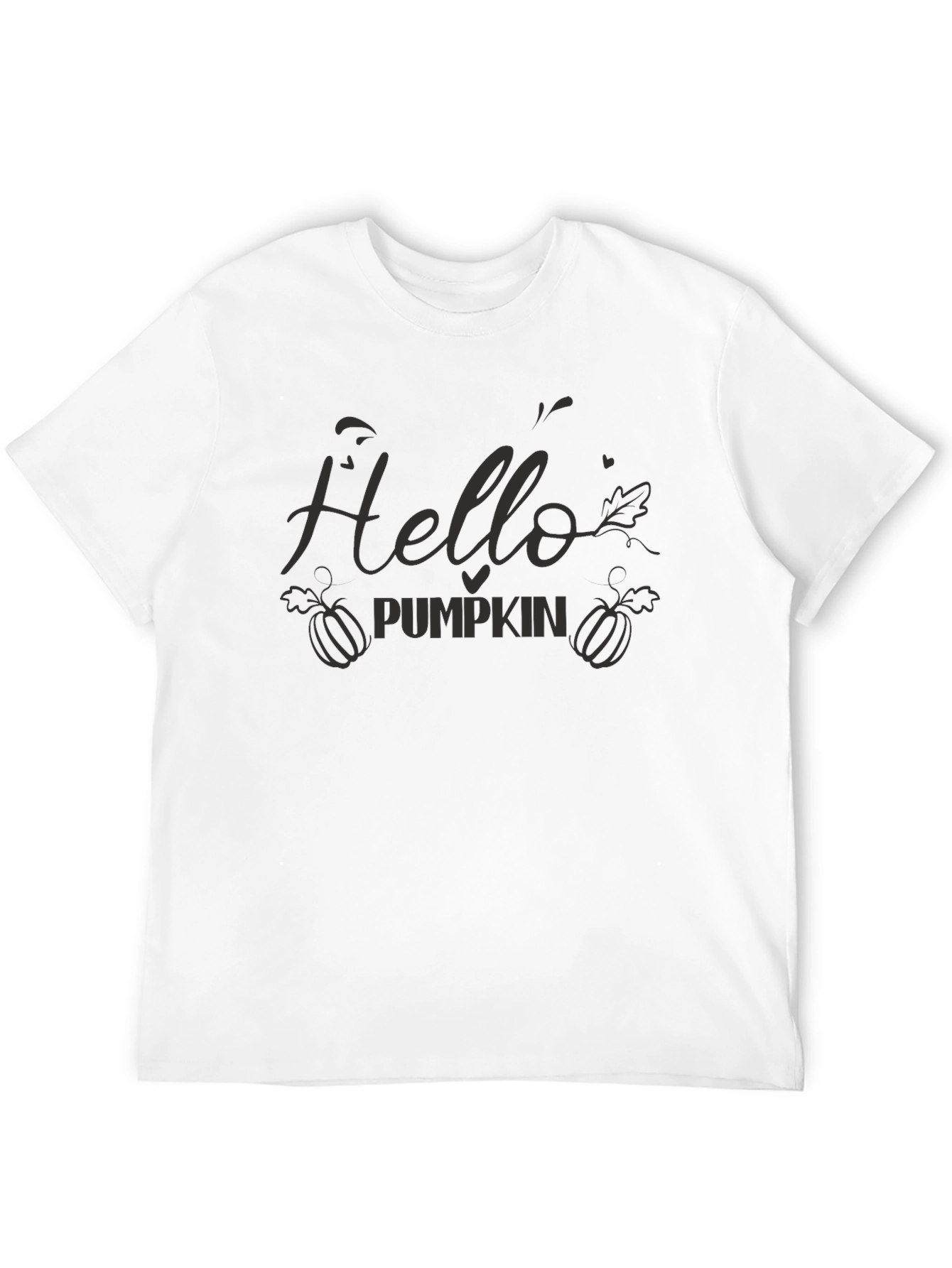Hello Pumpkin Graphic Tee - Unisex Fall T-Shirt