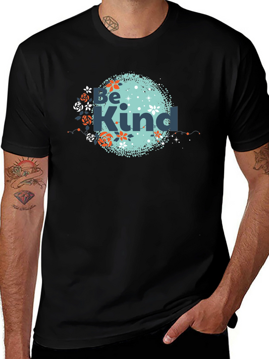 Be Kind Floral Graphic Tee - Stylish Comfort Fit