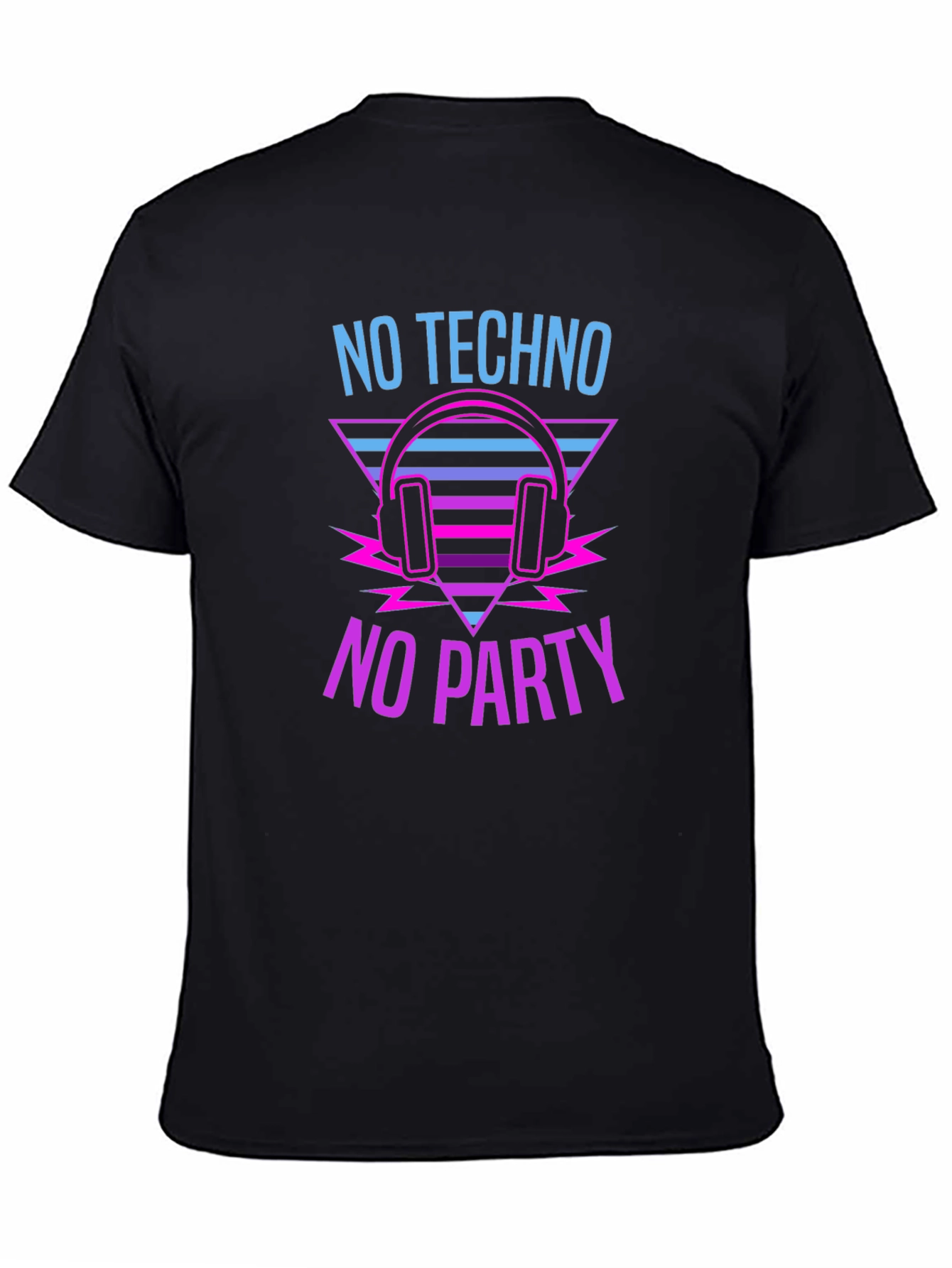 No Techno No Party Graphic T-Shirt