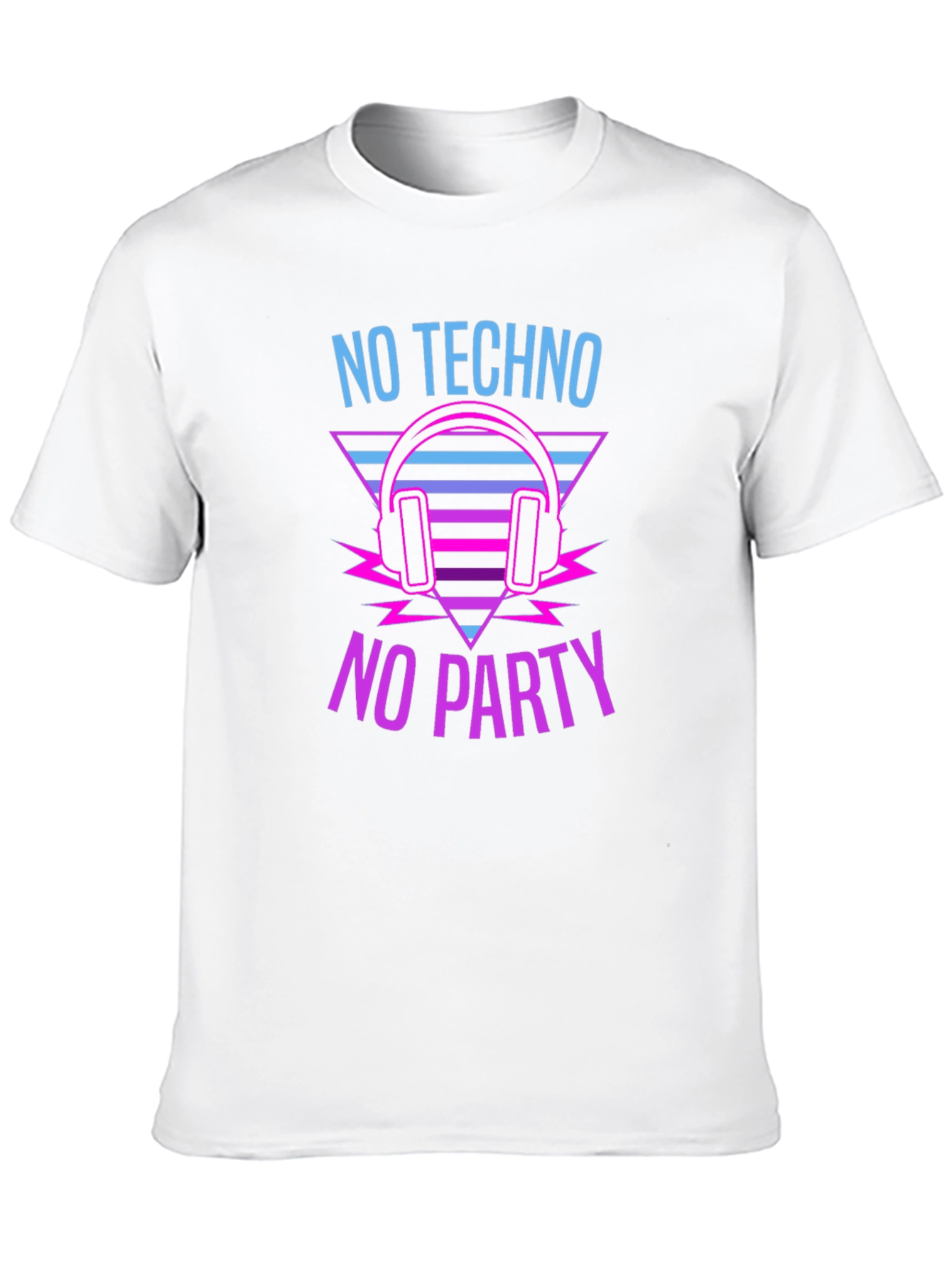 No Techno No Party Graphic T-Shirt
