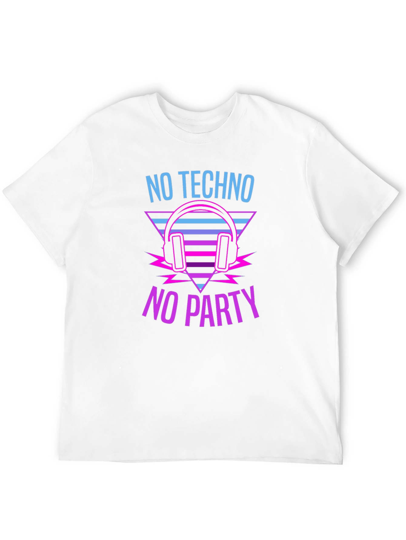 No Techno No Party Graphic T-Shirt