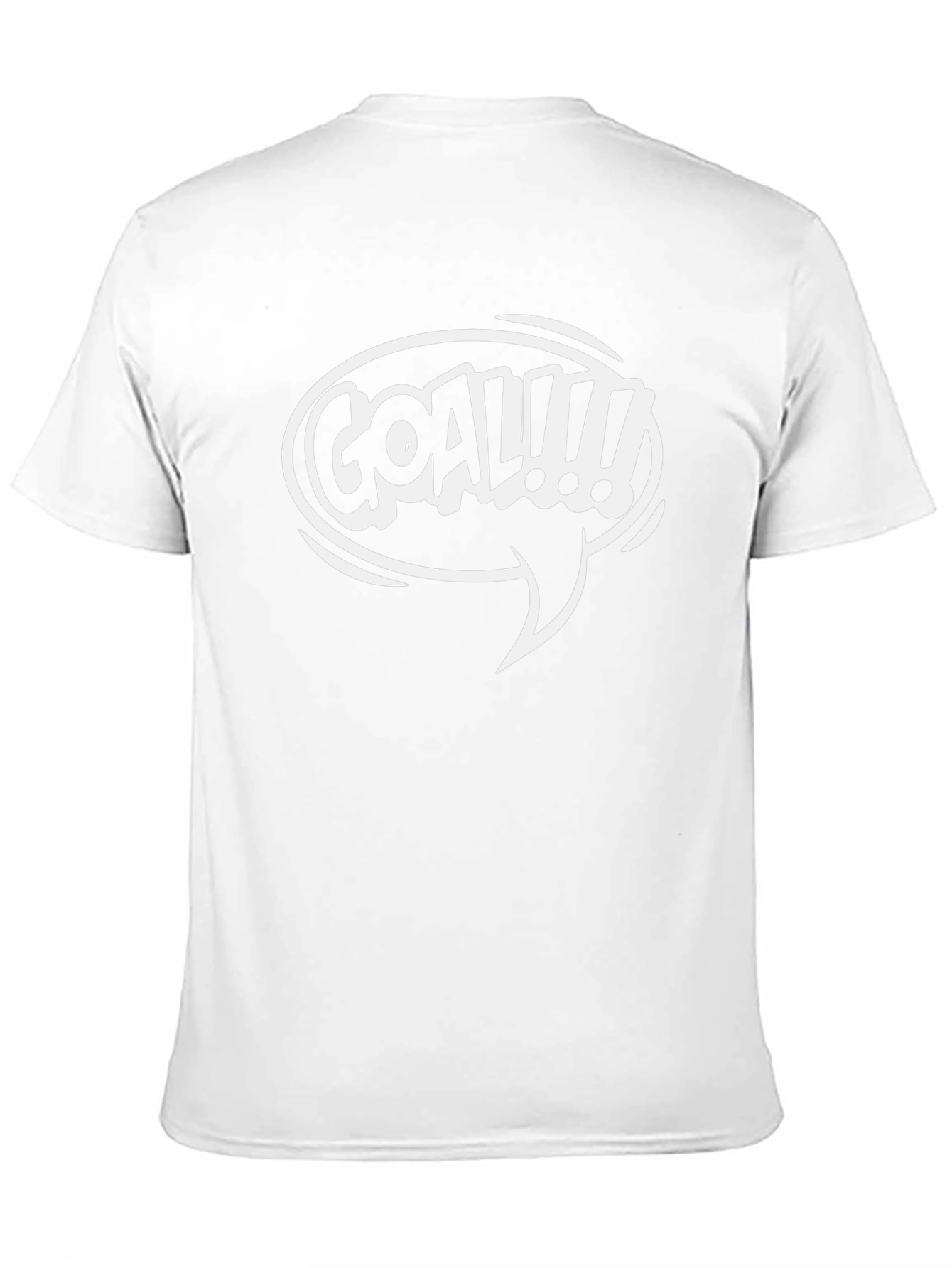 Goal!!! Graphic Print Black T-Shirt