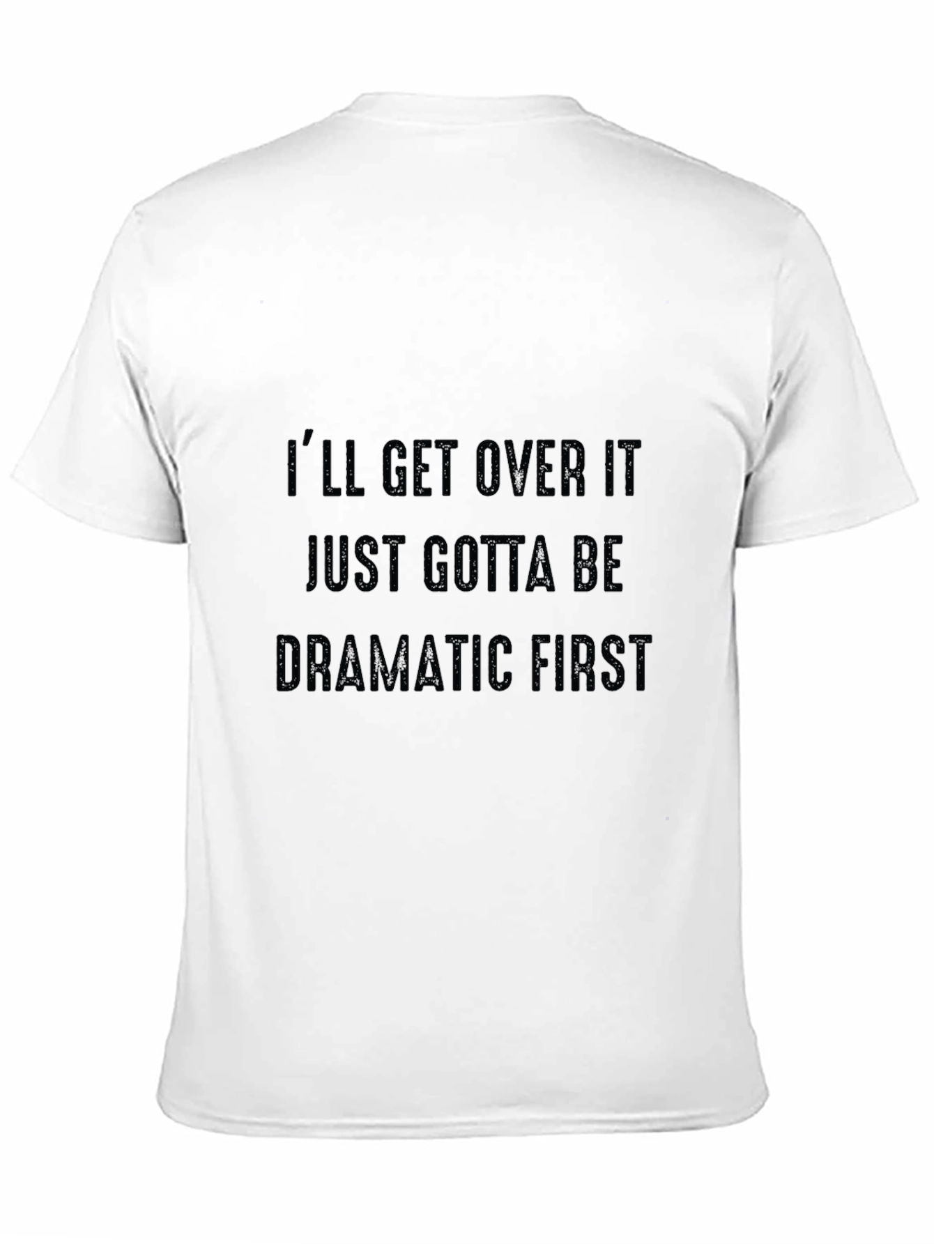 Dramatic First Black Graphic Tee