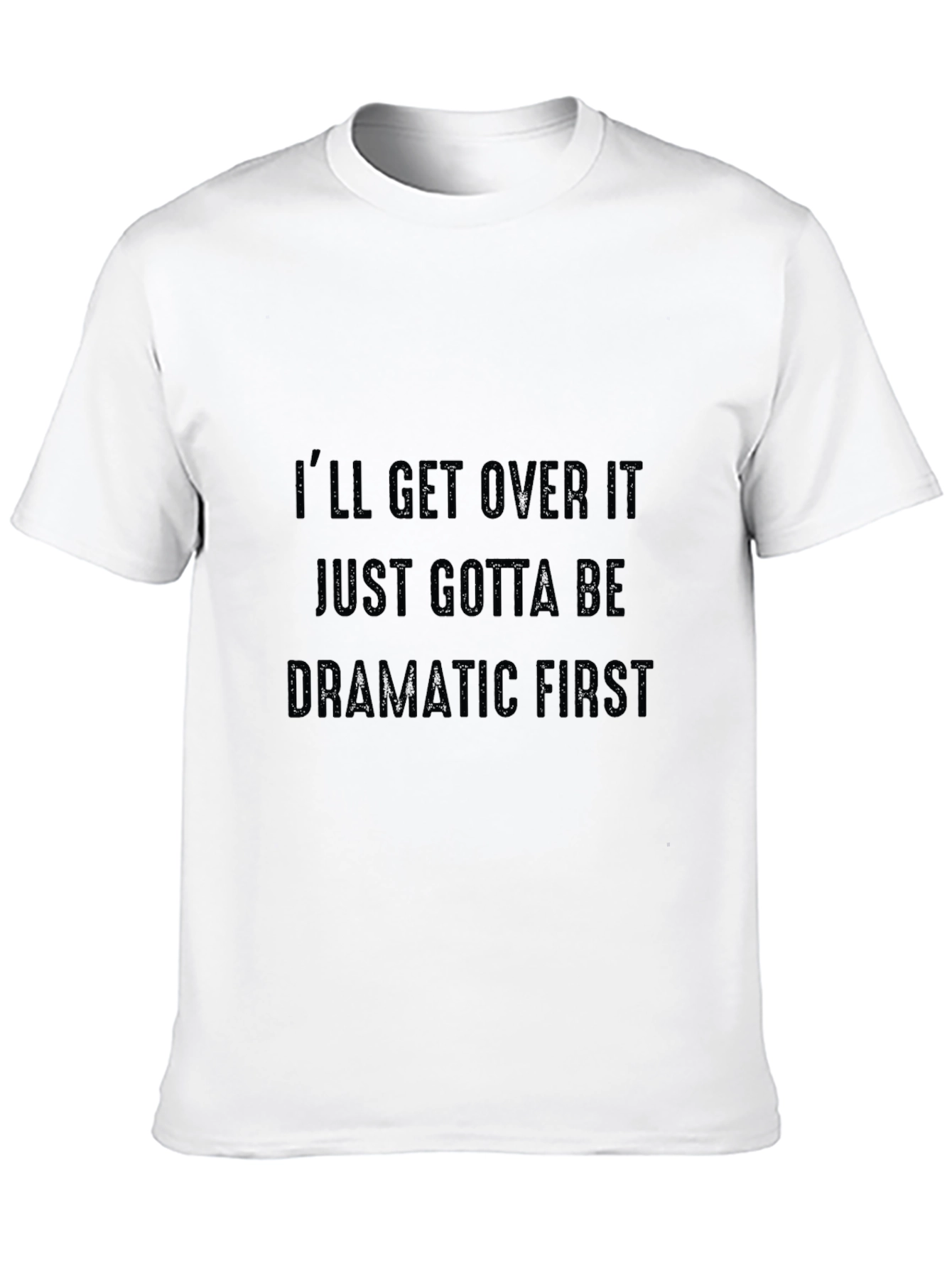 Dramatic First Black Graphic Tee
