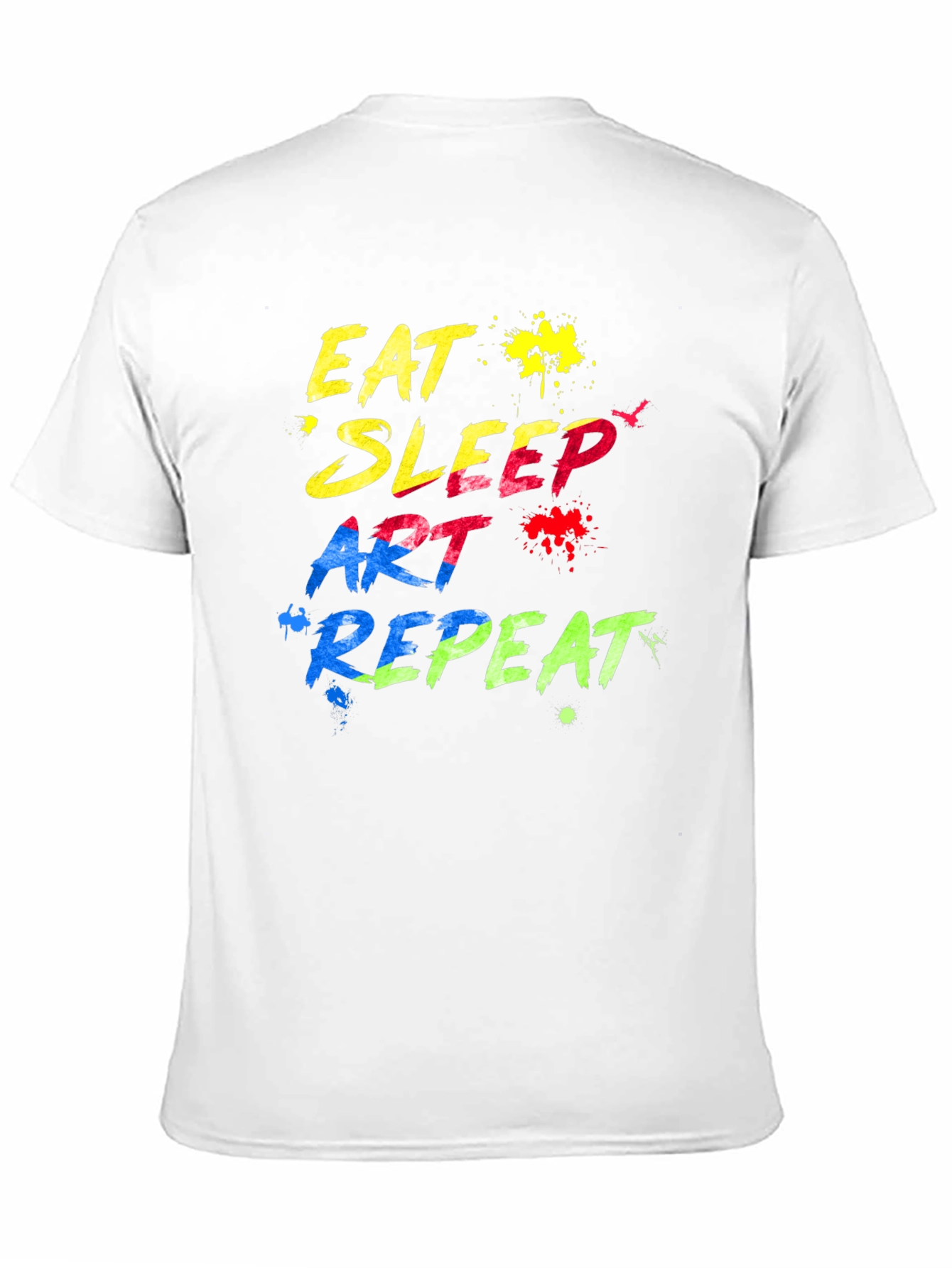 Eat Sleep Art Repeat Graphic T-Shirt