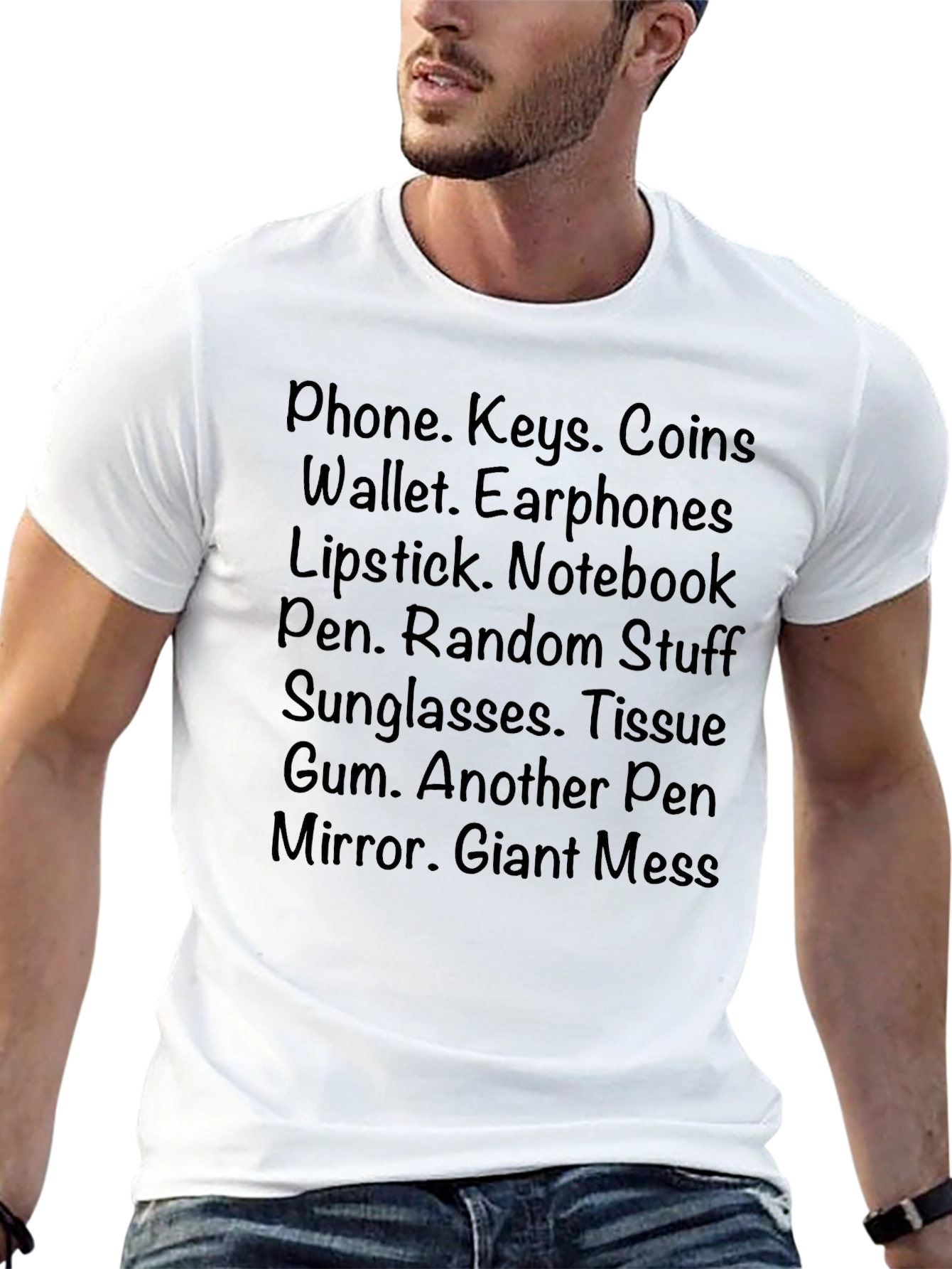 Pocket Contents Funny T-Shirt
