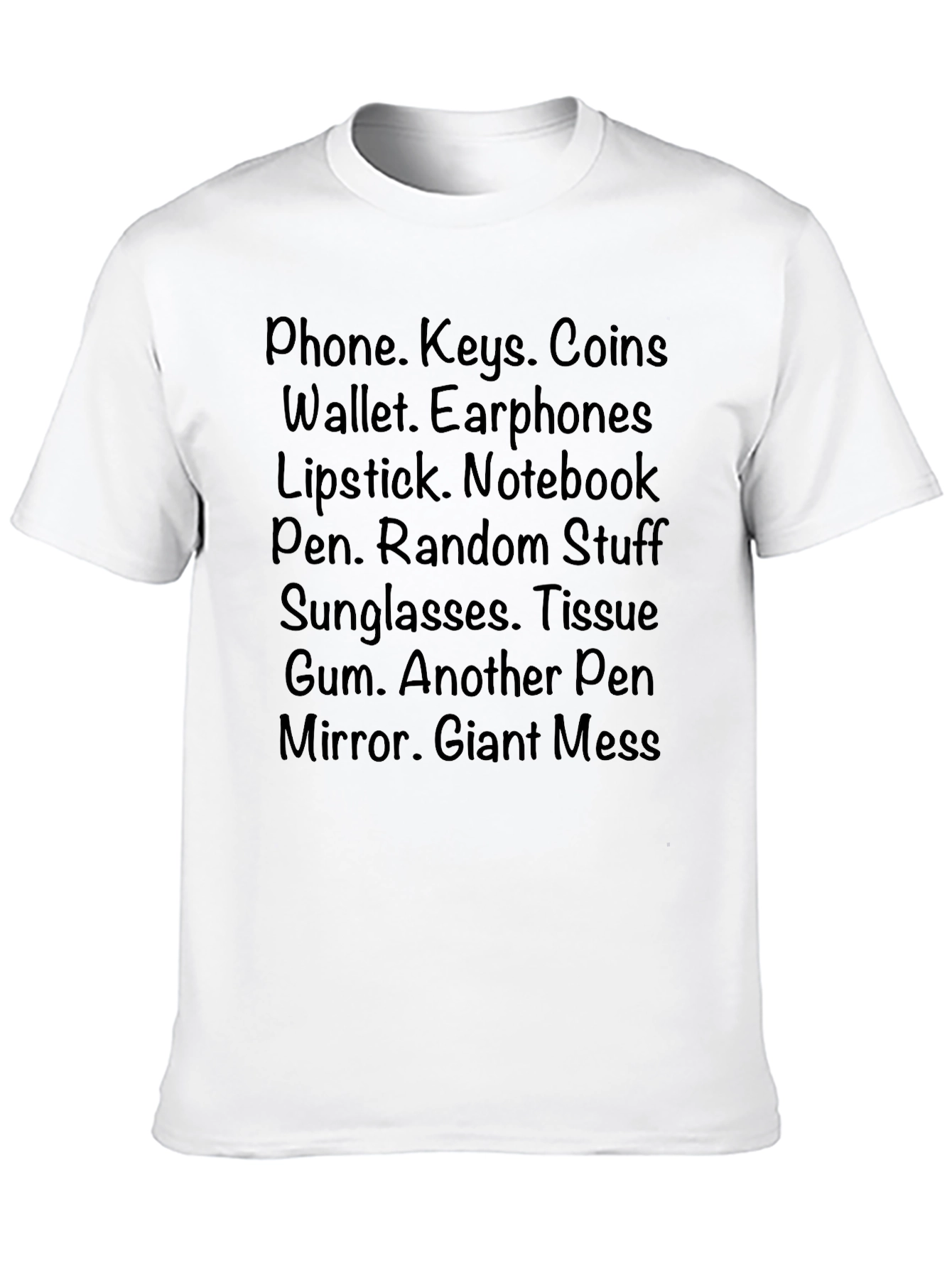 Pocket Contents Funny T-Shirt