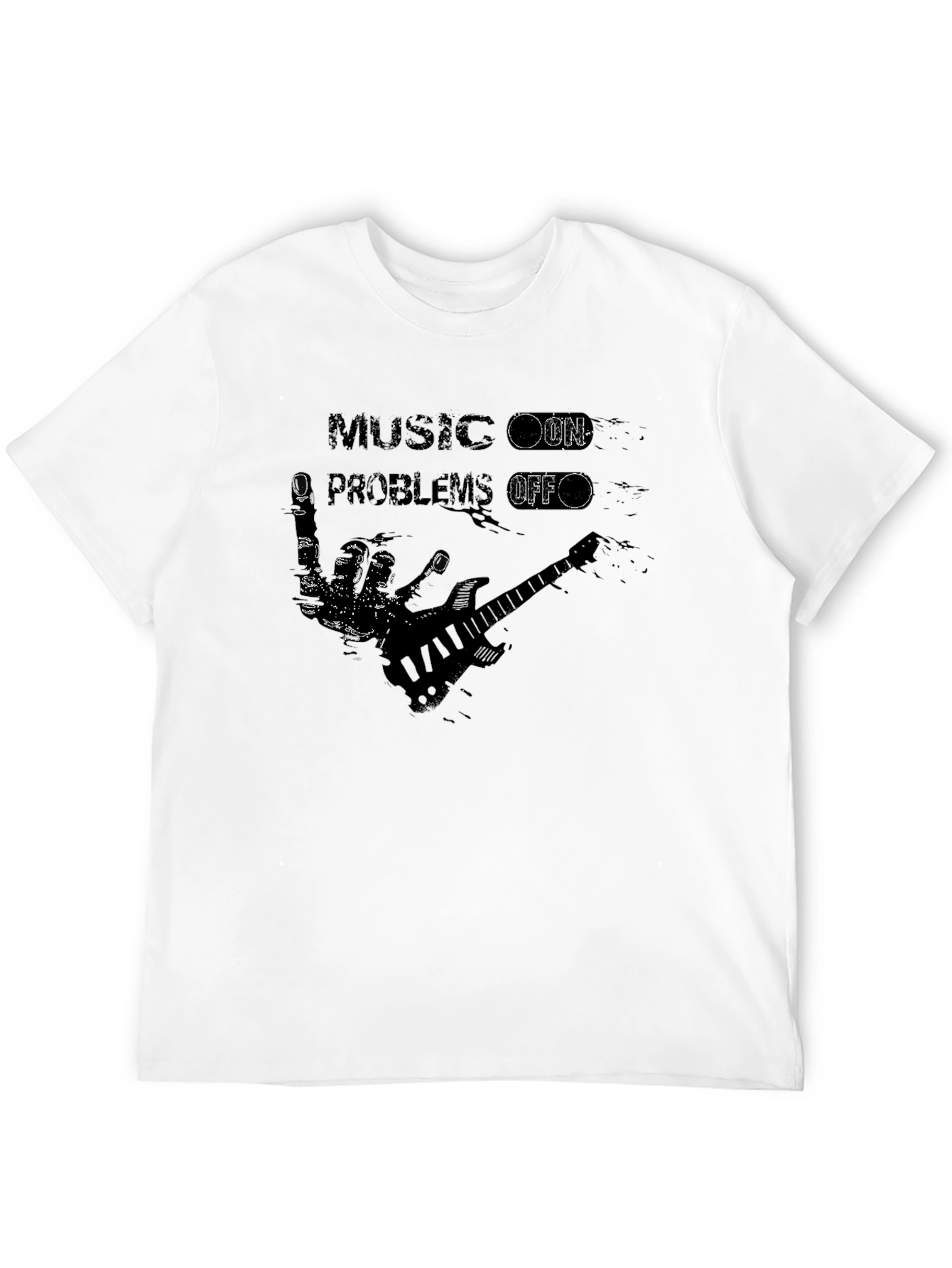 Music On Problems Off Graphic T-Shirt