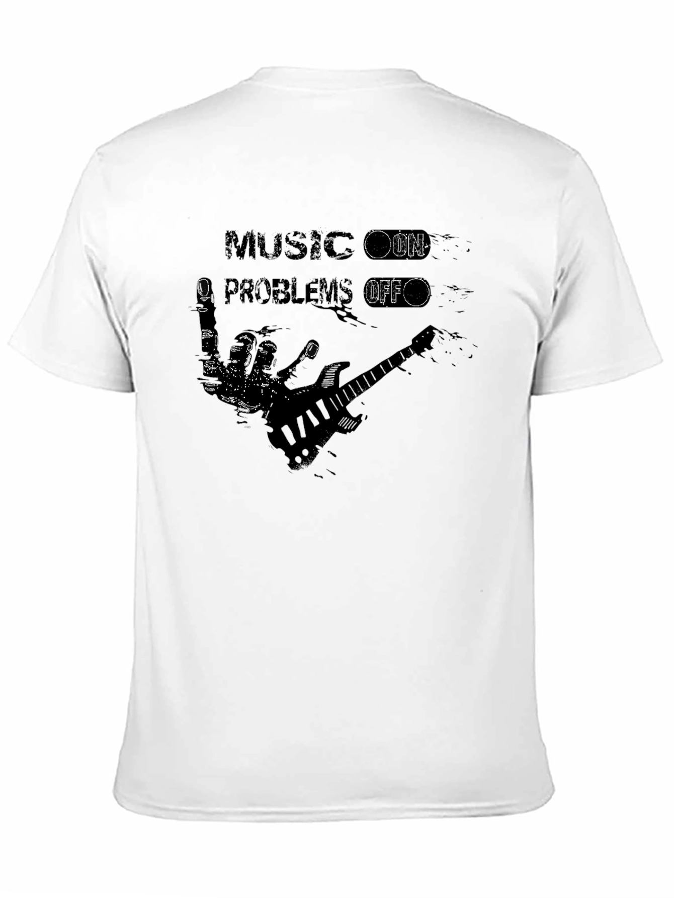 Music On Problems Off Graphic T-Shirt