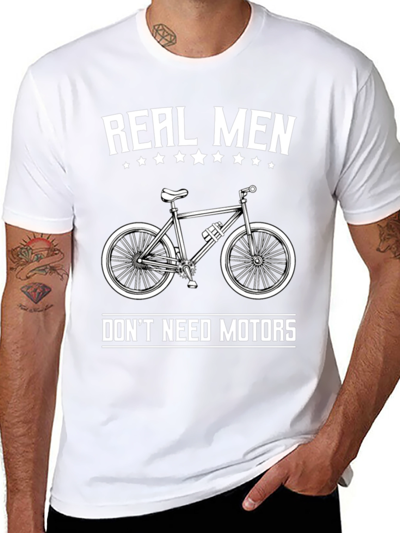 Real Men Dont Need Motors T-Shirt