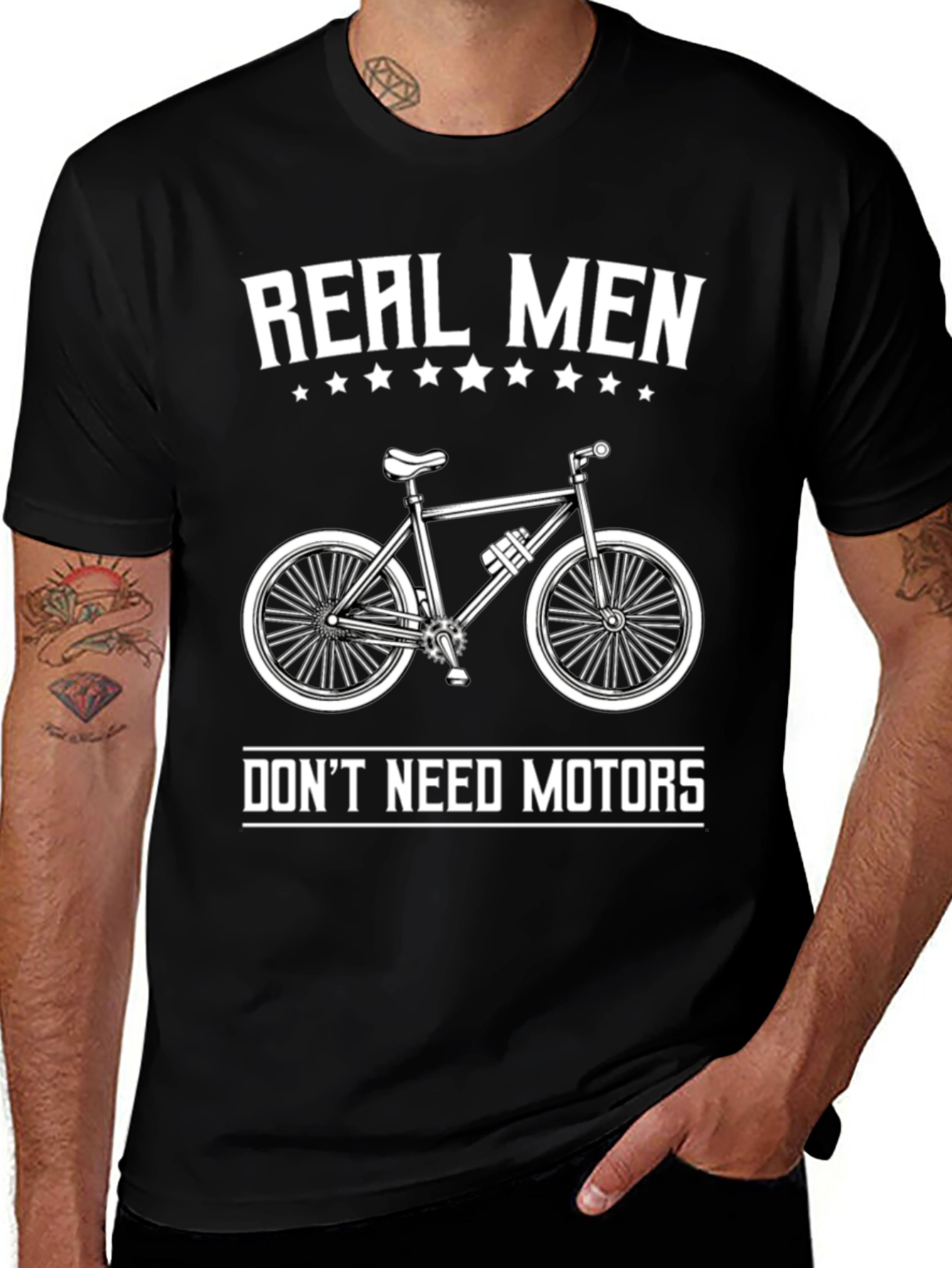 Real Men Dont Need Motors T-Shirt