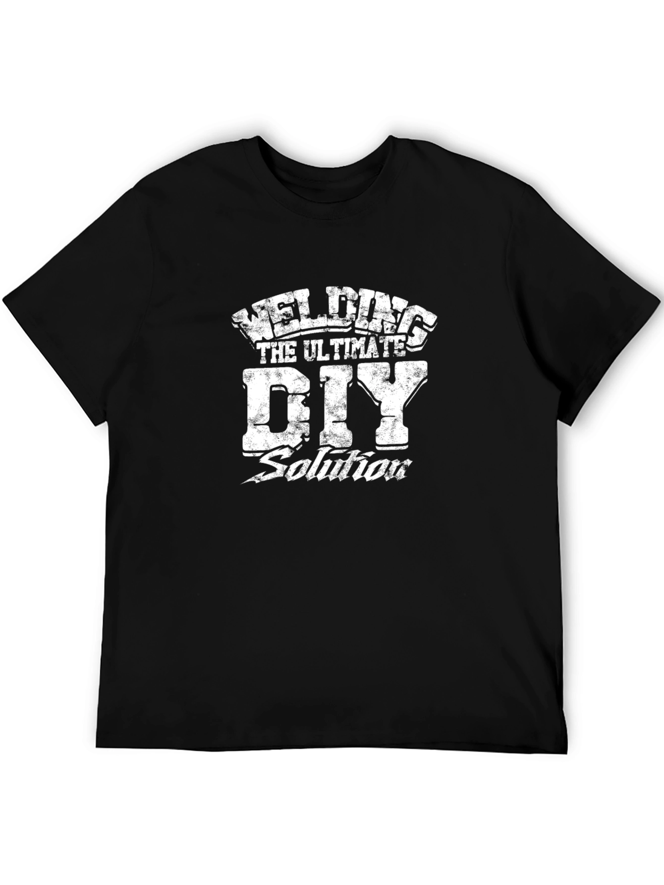 Welding DIY Solution Black T-Shirt