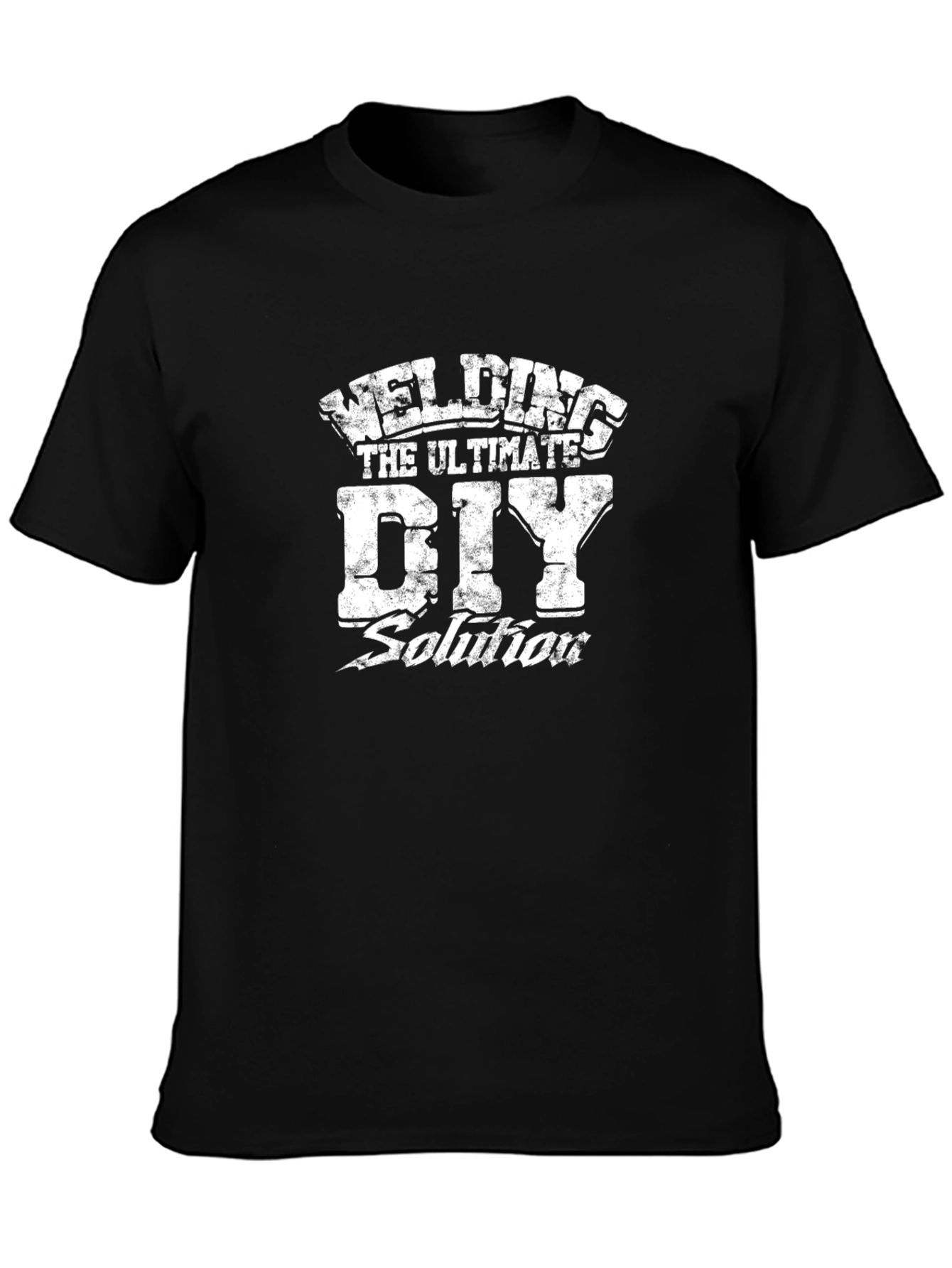 Welding DIY Solution Black T-Shirt