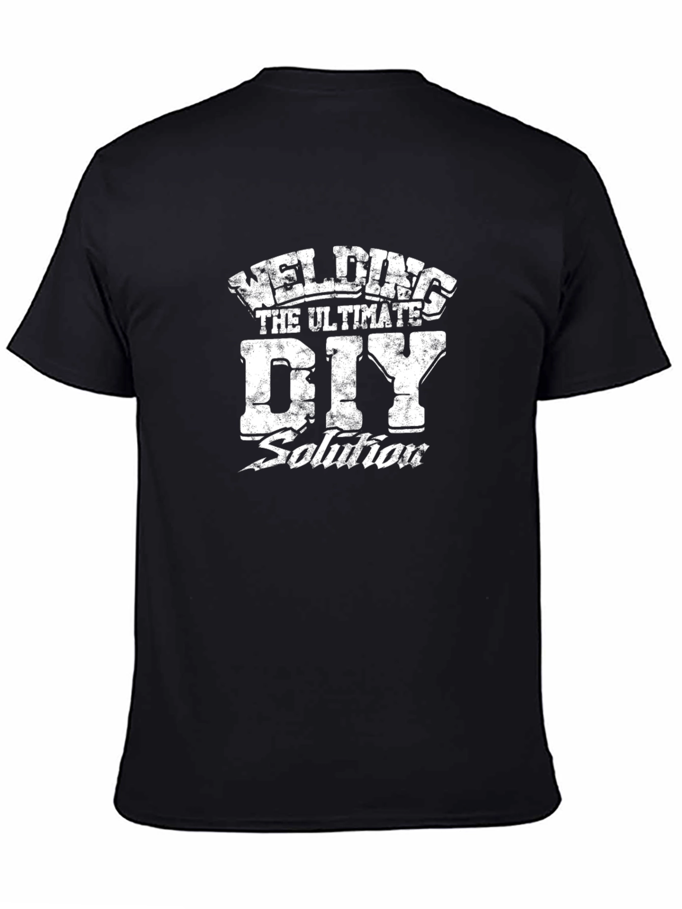 Welding DIY Solution Black T-Shirt