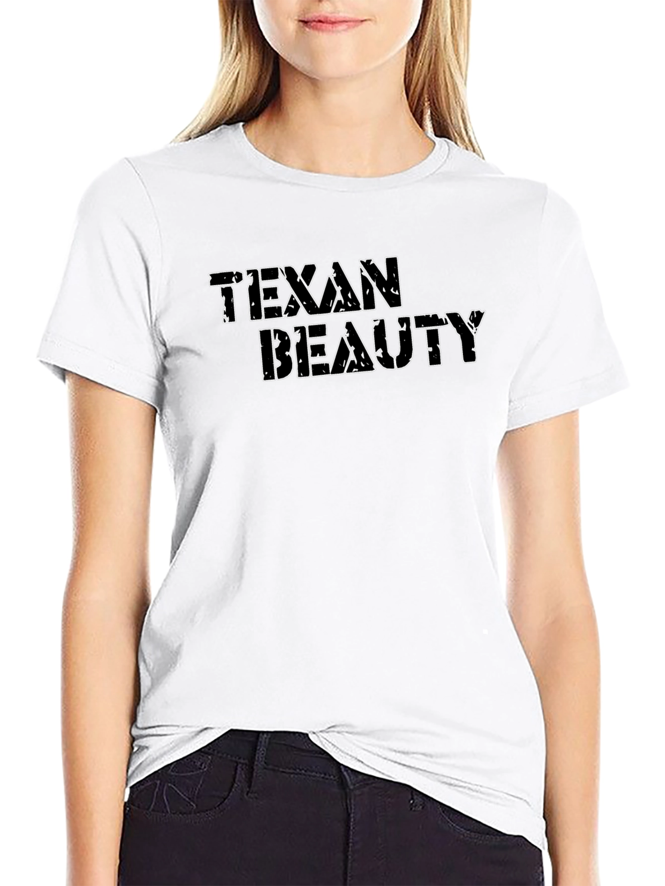 Texan Beauty Graphic T-Shirt - Comfortable Cotton Tee