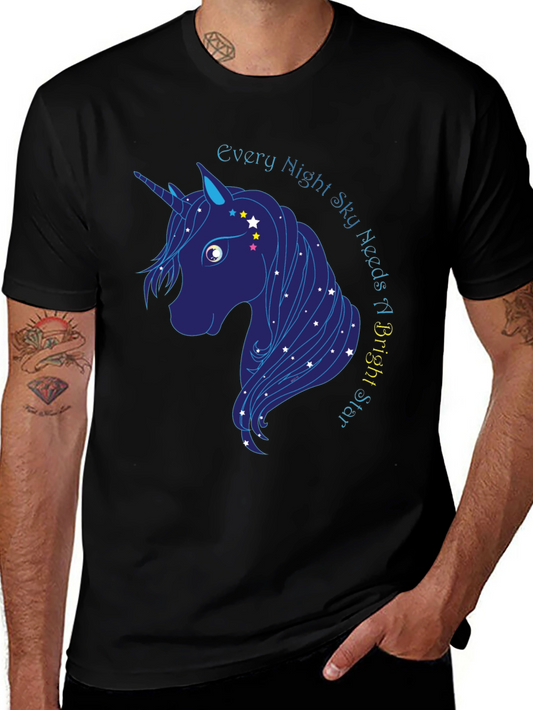 Every Night Sky Needs a Bright Star Unicorn T-Shirt