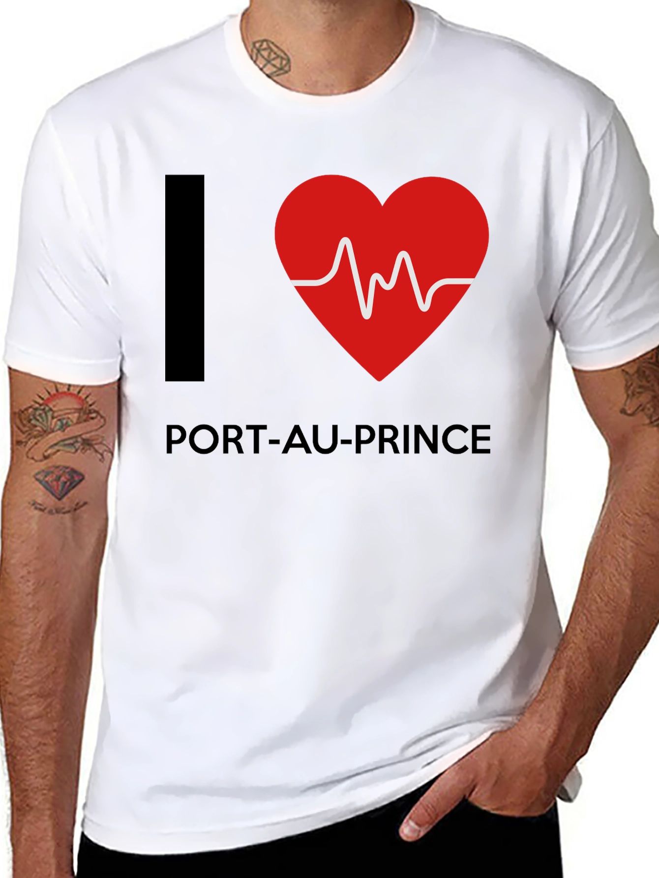 I Heart Port-au-Prince Black T-Shirt