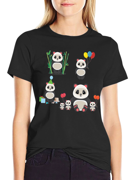 Panda Graphic T-Shirt: Cute and Playful Design