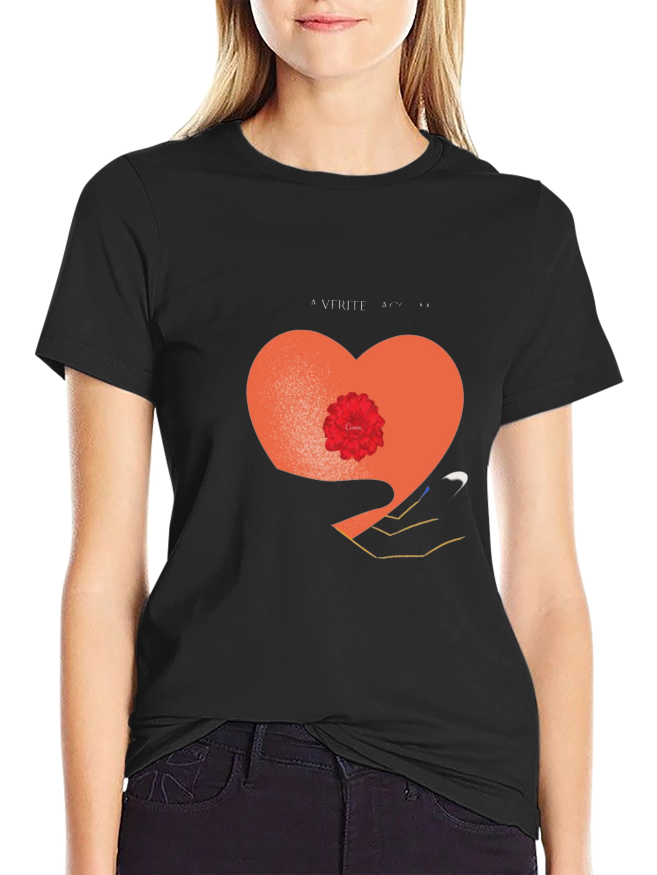 Heart Graphic Tee - Stylish and Unique Design
