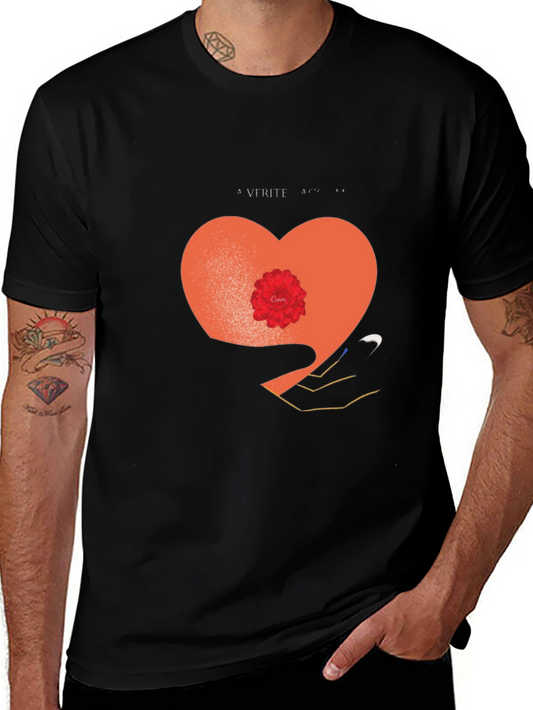 Heart Graphic Tee - Stylish and Unique Design