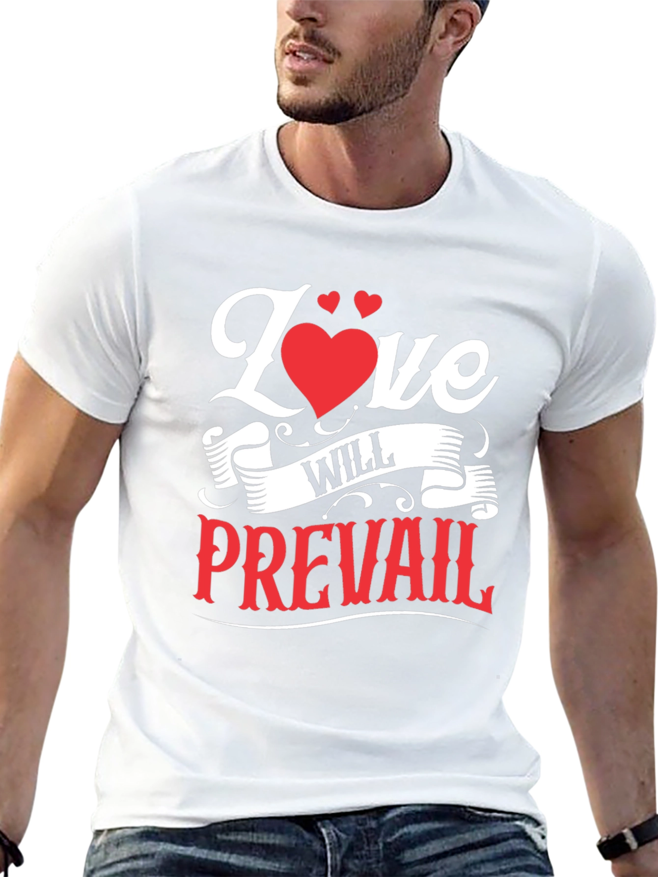 Love Will Prevail Graphic Tee - Black