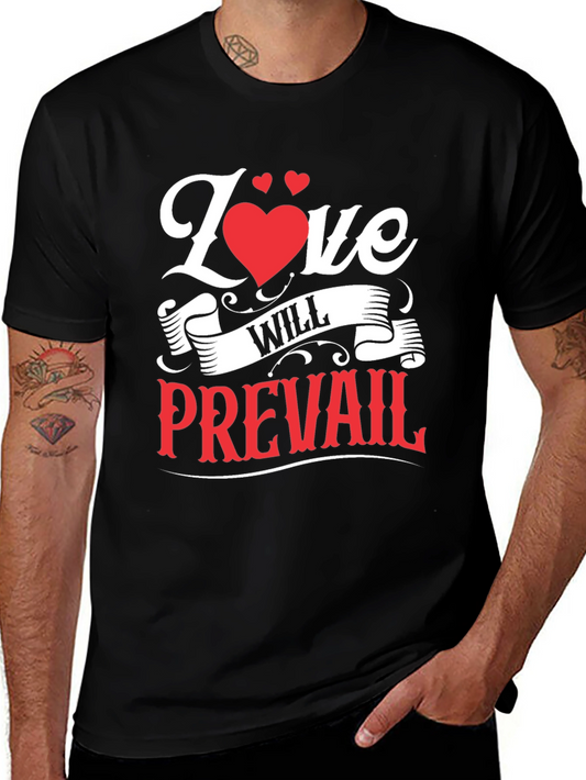 Love Will Prevail Graphic Tee - Black