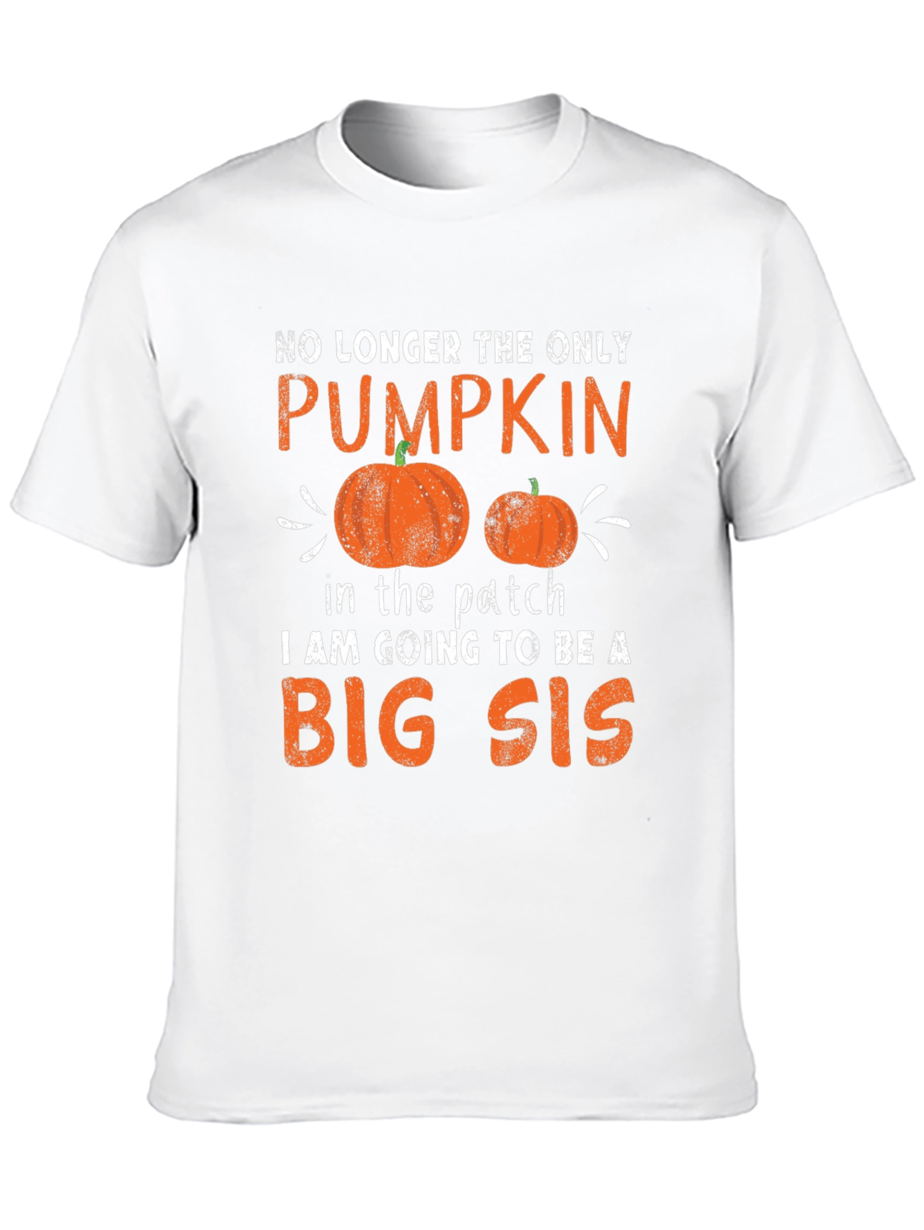 Big Sis Pumpkin Halloween Pregnancy Announcement Shirt