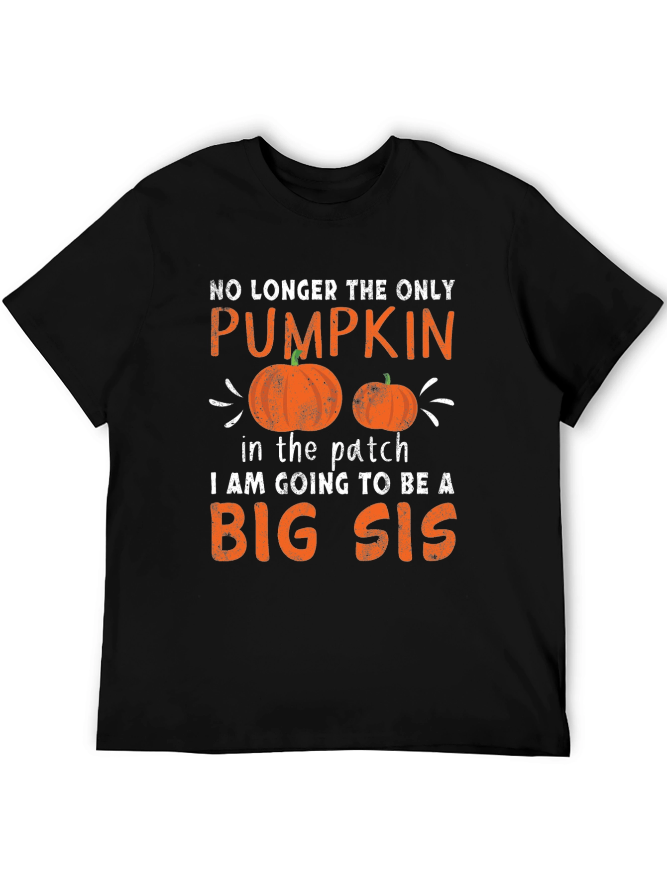 Big Sis Pumpkin Halloween Pregnancy Announcement Shirt