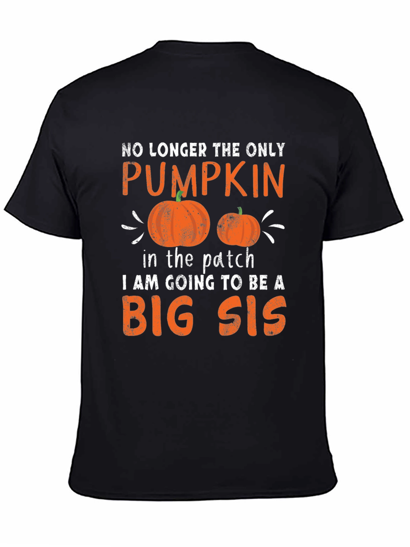 Big Sis Pumpkin Halloween Pregnancy Announcement Shirt