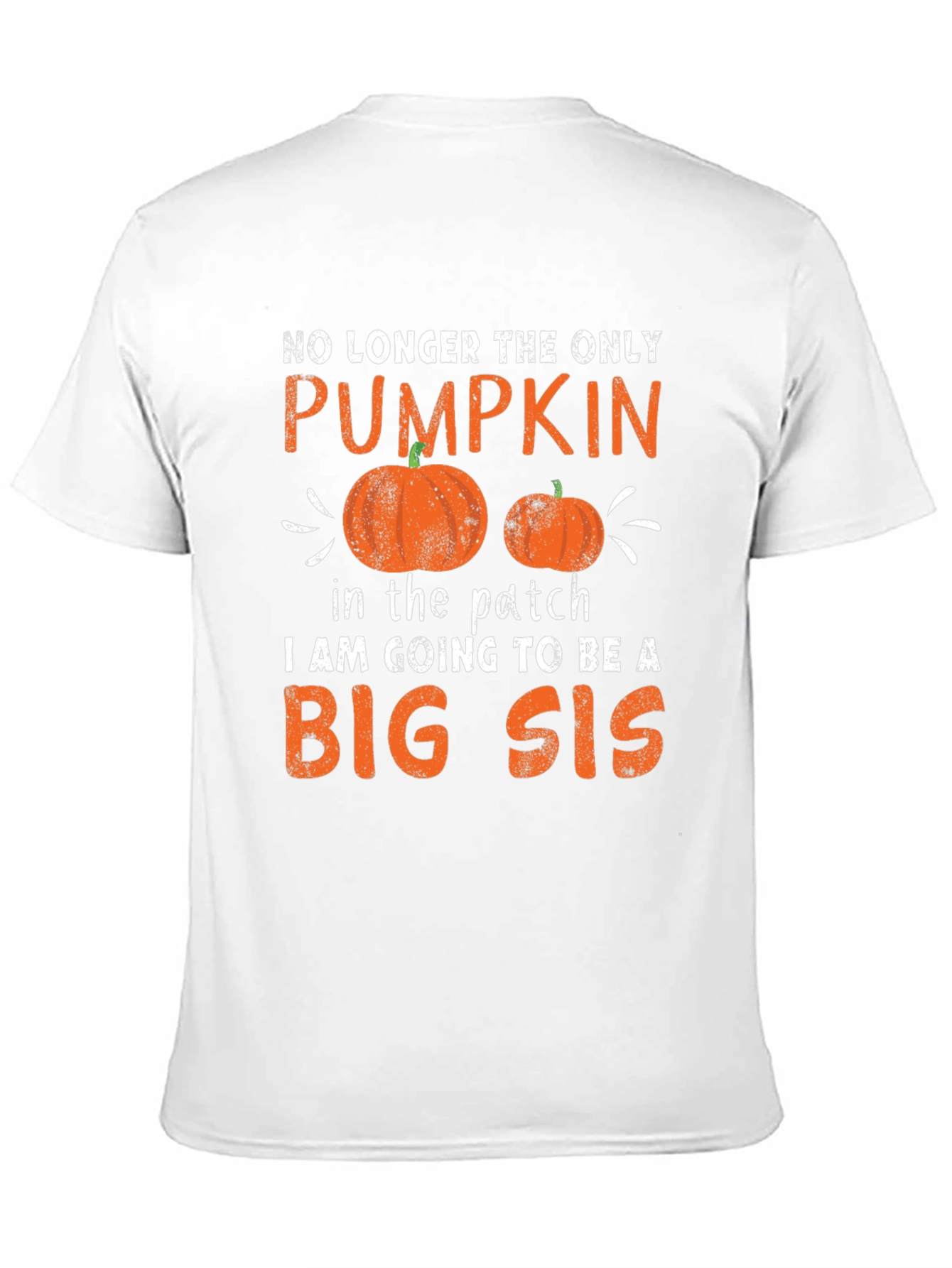 Big Sis Pumpkin Halloween Pregnancy Announcement Shirt